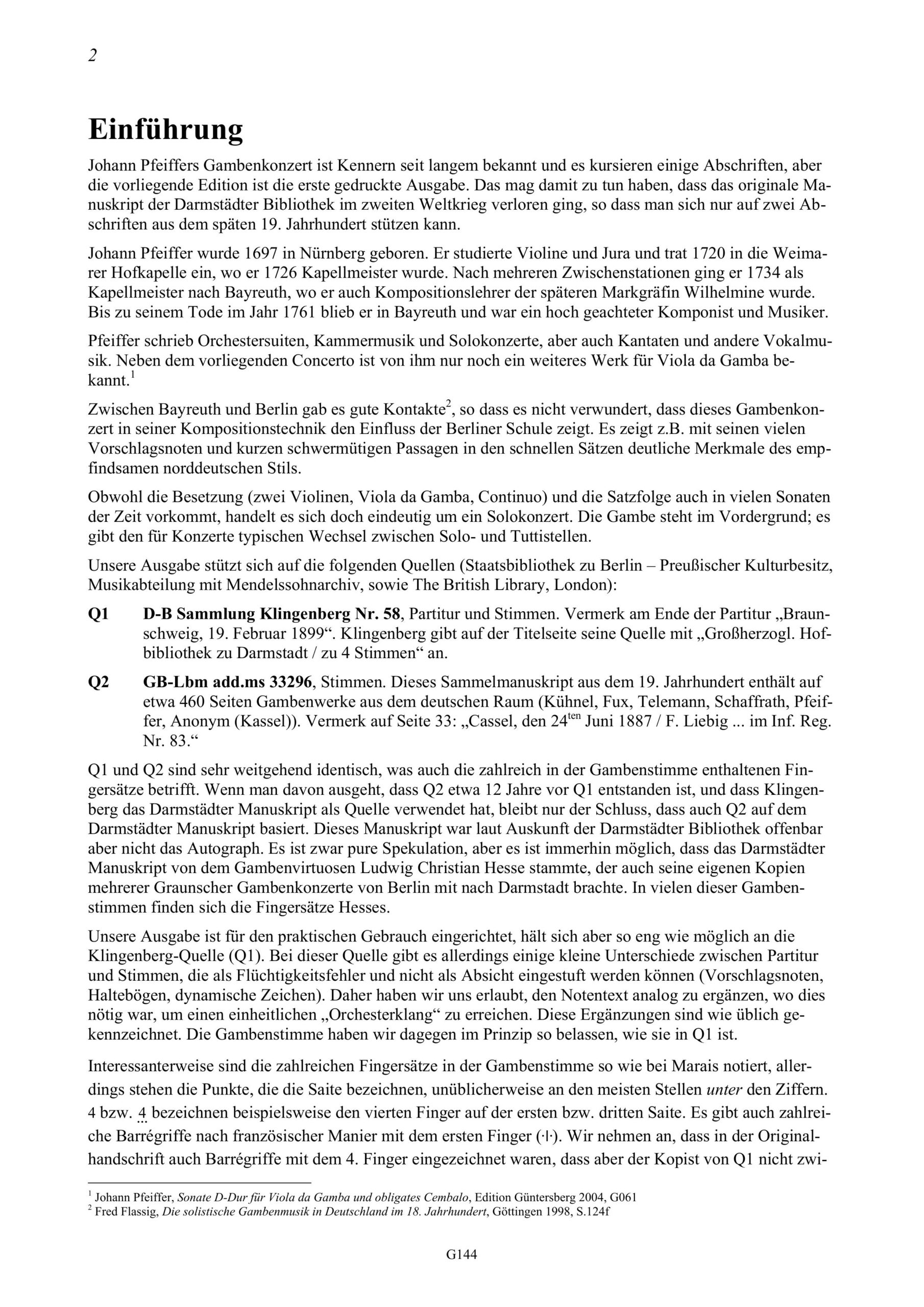 Johann Pfeiffer (1697-1761) Concerto
Viola da Gamba, Violino 1, 2, Basso continuo - Besprechungen / Reviews - Image 2