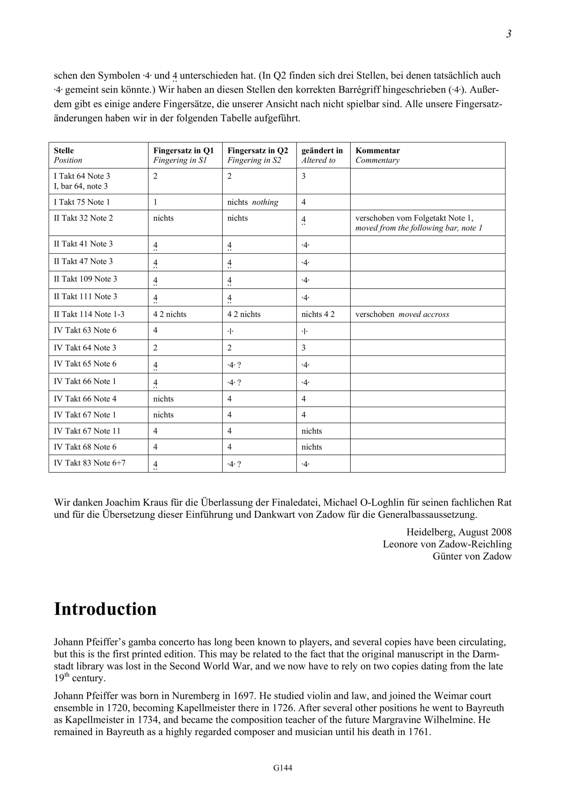 Johann Pfeiffer (1697-1761) Concerto
Viola da Gamba, Violino 1, 2, Basso continuo - Besprechungen / Reviews - Image 3