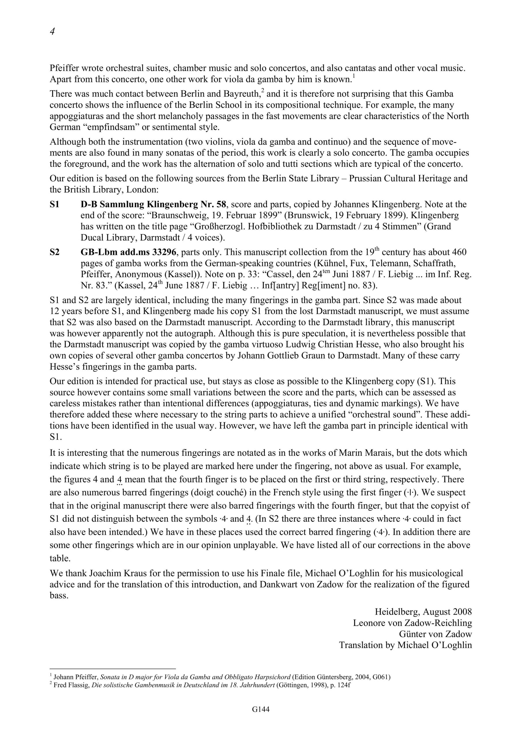 Johann Pfeiffer (1697-1761) Concerto
Viola da Gamba, Violino 1, 2, Basso continuo - Besprechungen / Reviews - Image 4