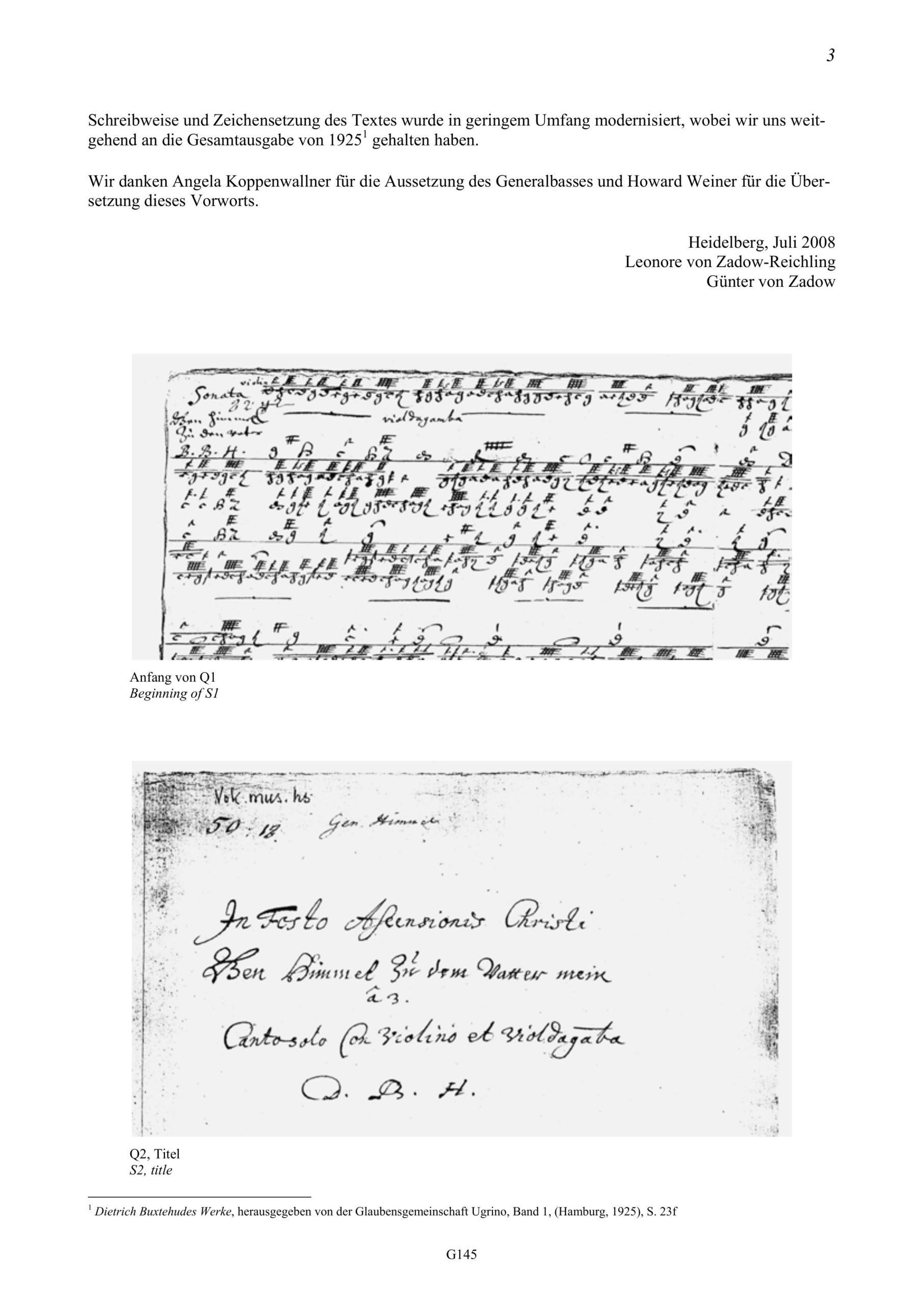 Dieterich Buxtehude (~1637-1707) Gen
Himmel zu dem Vater mein - Geistliches Konzert für Sopran, Violine, Viola da Gamba und B.c. – Bild 3