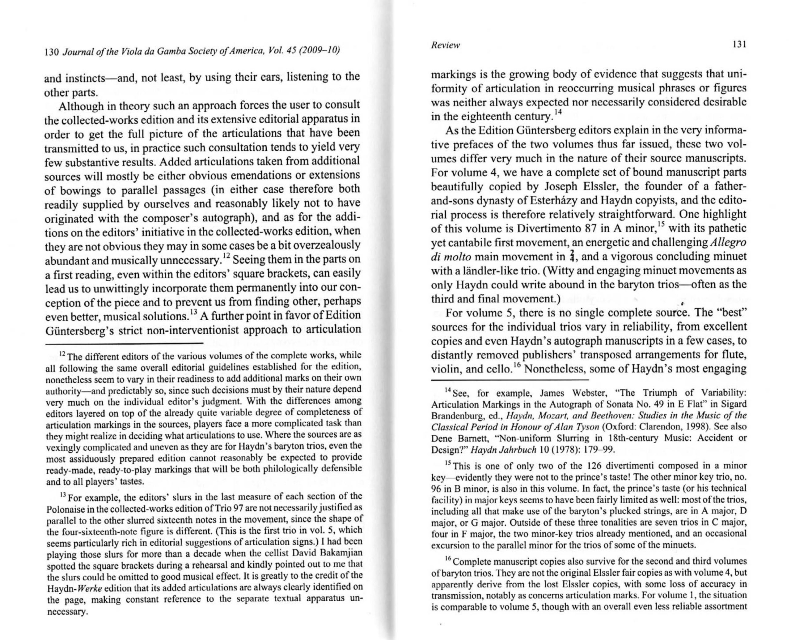 Joseph Haydn (1732-1809) 24
Divertimenti a tre (Barytontrios 73-96) - für Baryton (Viola da Gamba, Violine), Viola und Violoncello - Image 11