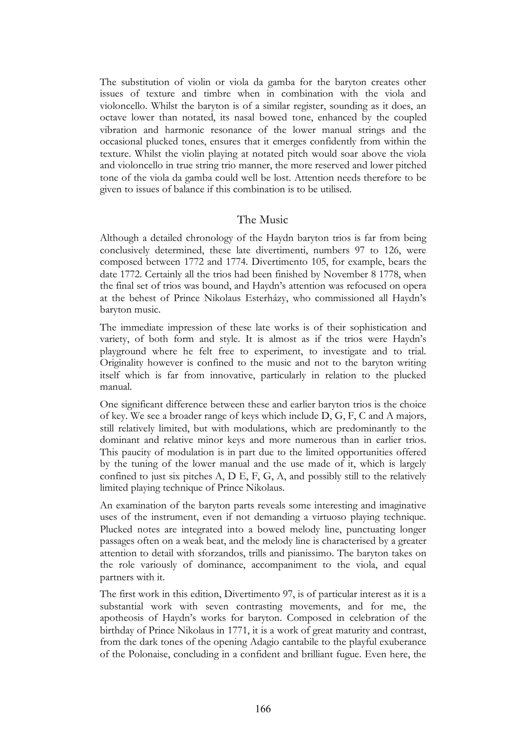 Joseph Haydn (1732-1809) 28
Divertimenti a tre (Barytontrios 97-126) - für Baryton (Viola da Gamba, Violine), Viola und Violoncello - Image 8