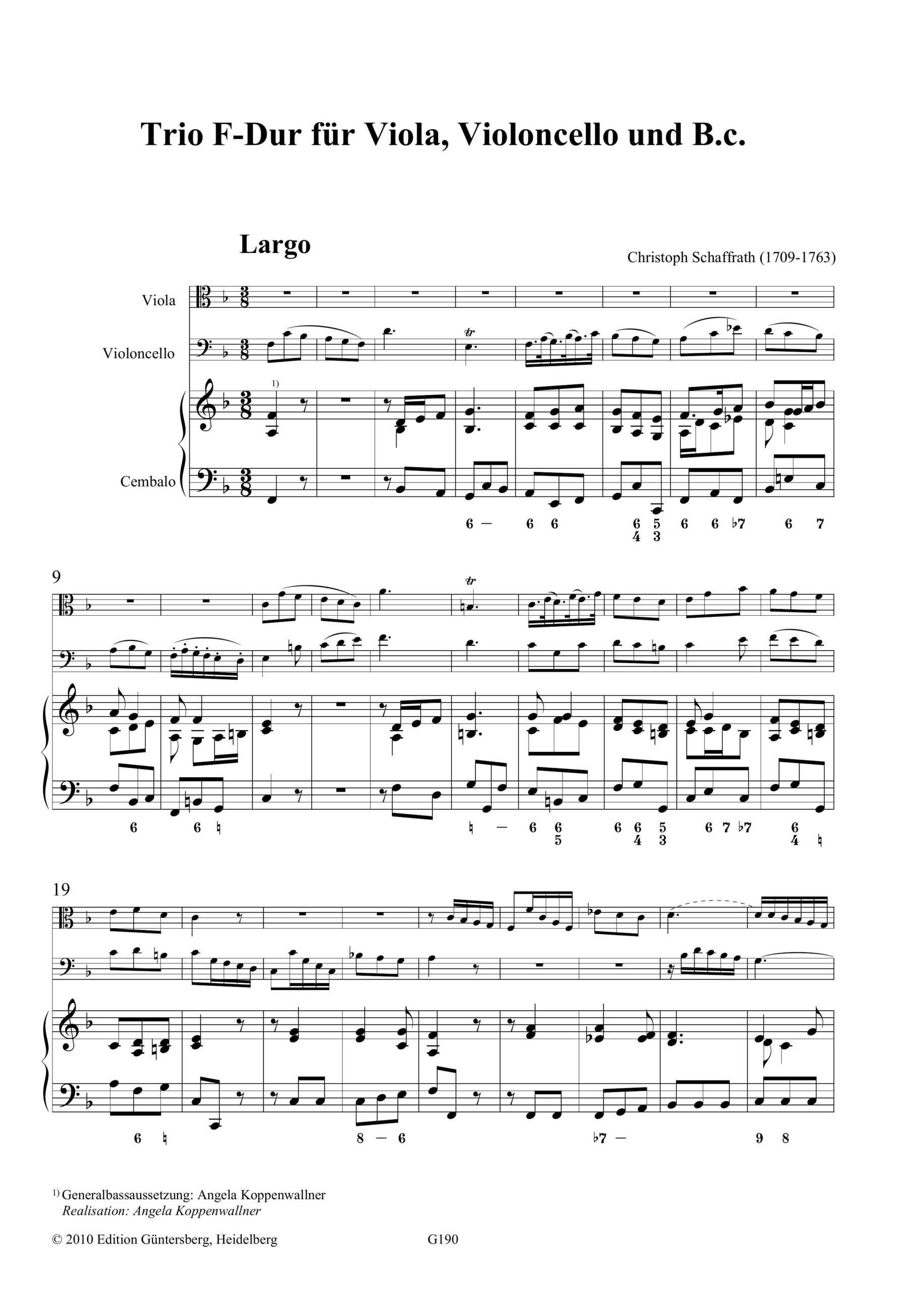 Christoph Schaffrath (1709-1763) Trio
F-Dur für Viola, Violoncello und B.c. - Besprechungen / Reviews – Bild 4