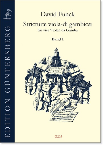 David Funck (1648-1701) Stricturae
viola-di gambicae - für vier Violen da Gamba