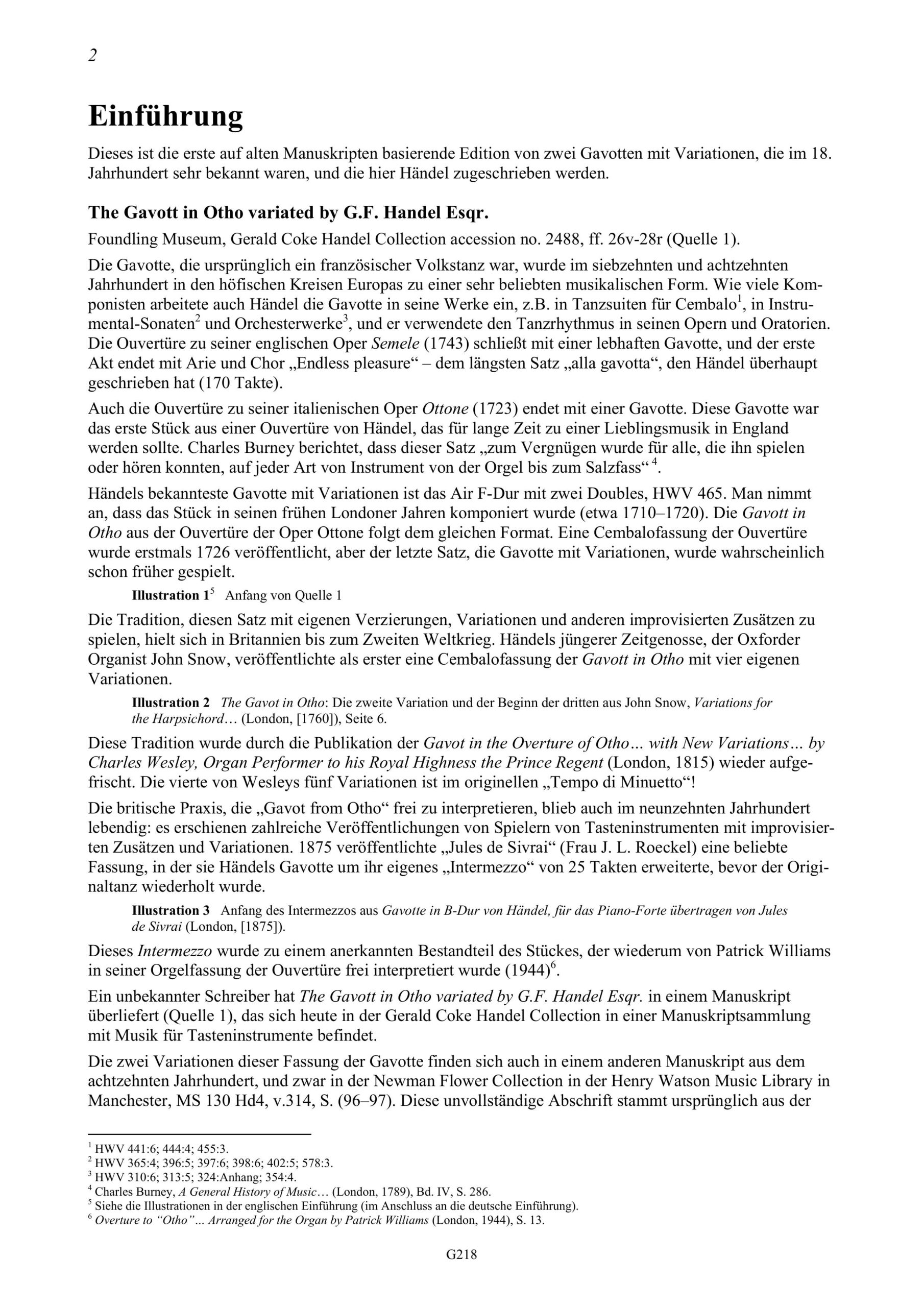 Georg Friedrich Händel (1685-1759) Zwei Gavotten für Cembalo - Besprechungen / Reviews – Bild 2