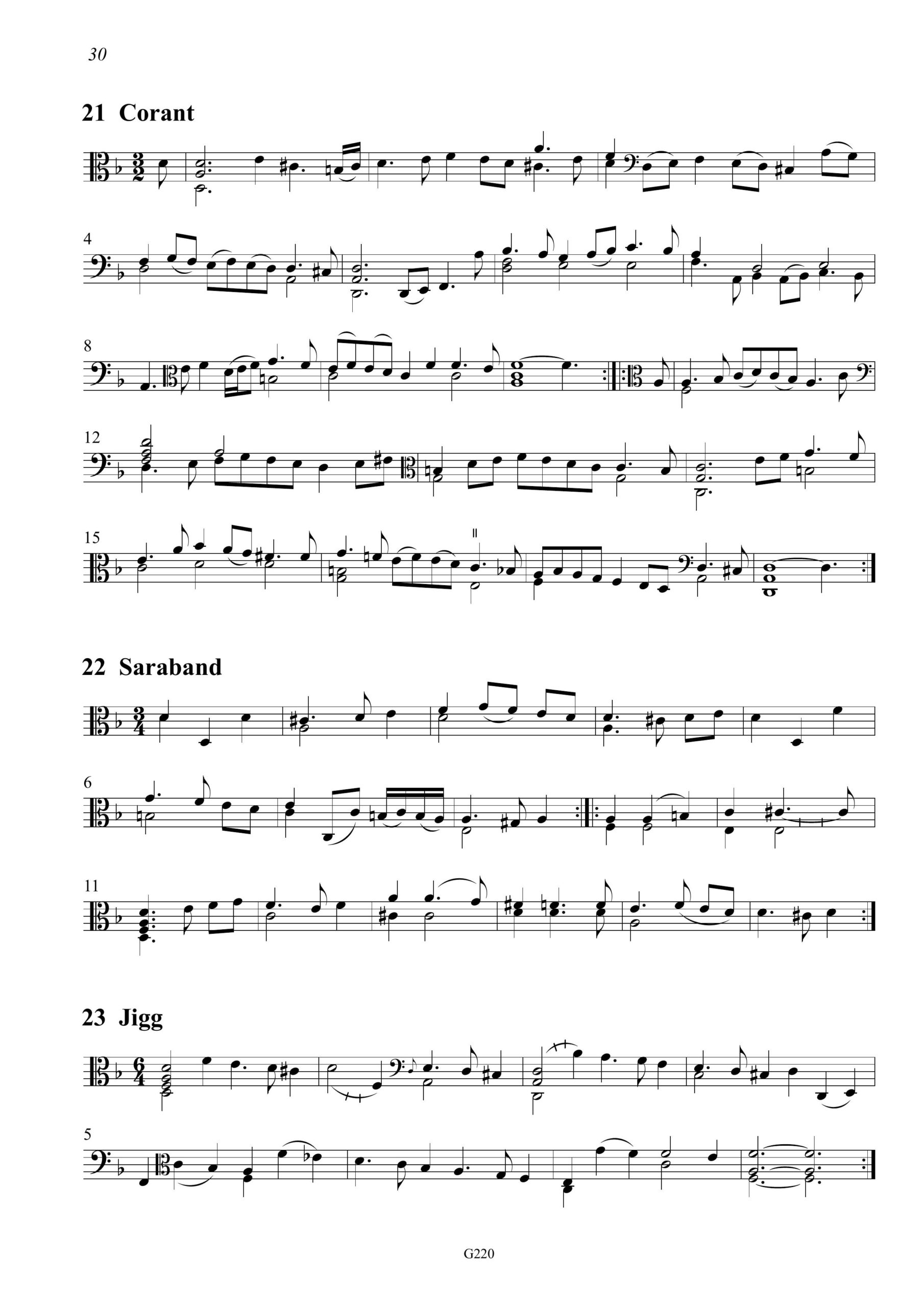 Anonym, London 1710 Aires & Symphonys - Opernmelodien und Stücke für den Unterricht für Viola da Gamba
solo – Bild 10