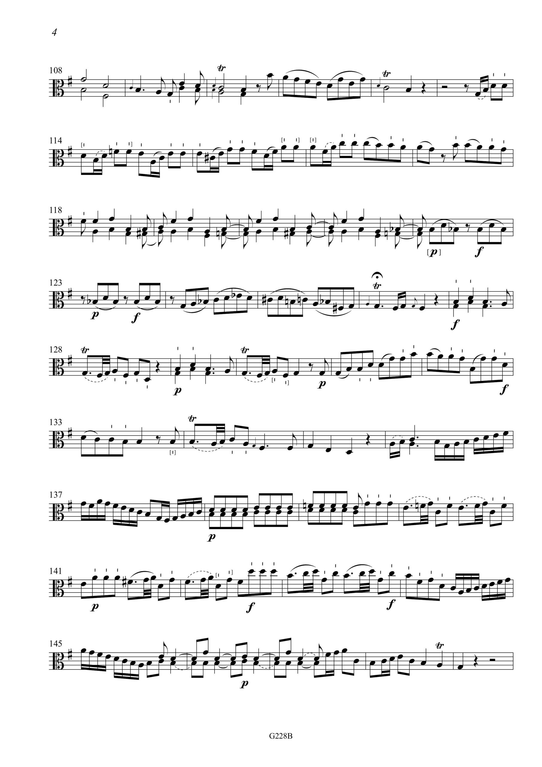 Johann Gottlieb Graun (1702/3-1771) Concerto en Trio, GraunWV Av:XIII:36 - für Viola da Gamba, Violine und Basso continuo – Bild 10