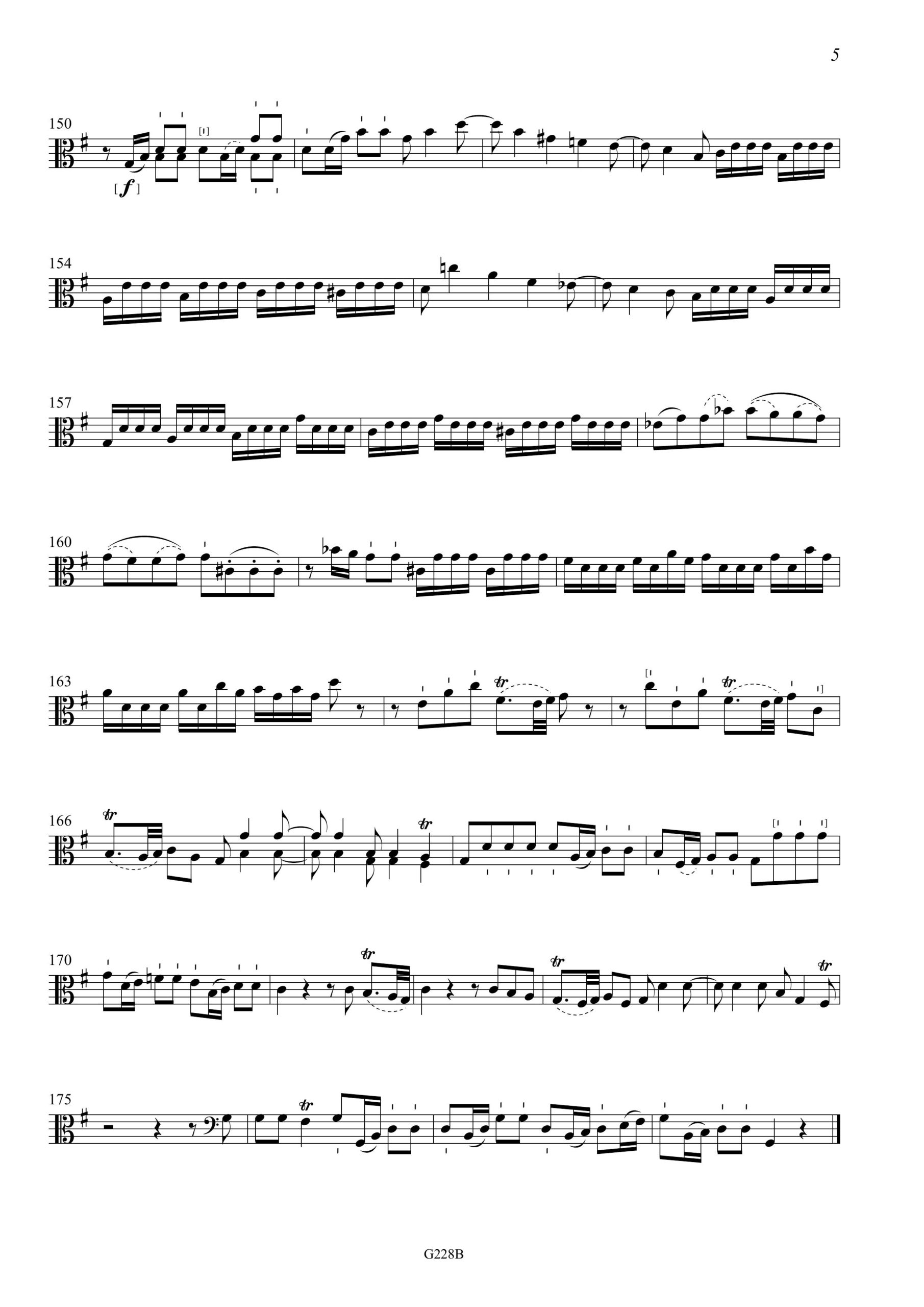 Johann Gottlieb Graun (1702/3-1771) Concerto en Trio, GraunWV Av:XIII:36 - für Viola da Gamba, Violine und Basso continuo – Bild 11