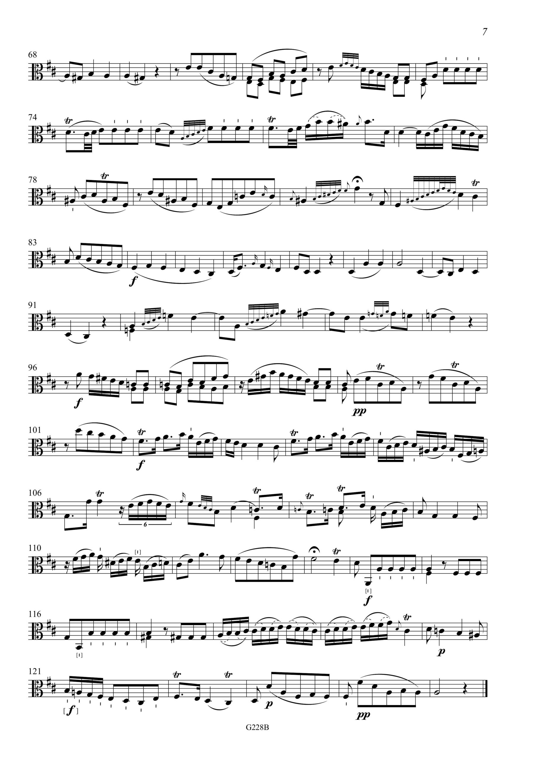 Johann Gottlieb Graun (1702/3-1771) Concerto en Trio, GraunWV Av:XIII:36 - für Viola da Gamba, Violine und Basso continuo – Bild 13