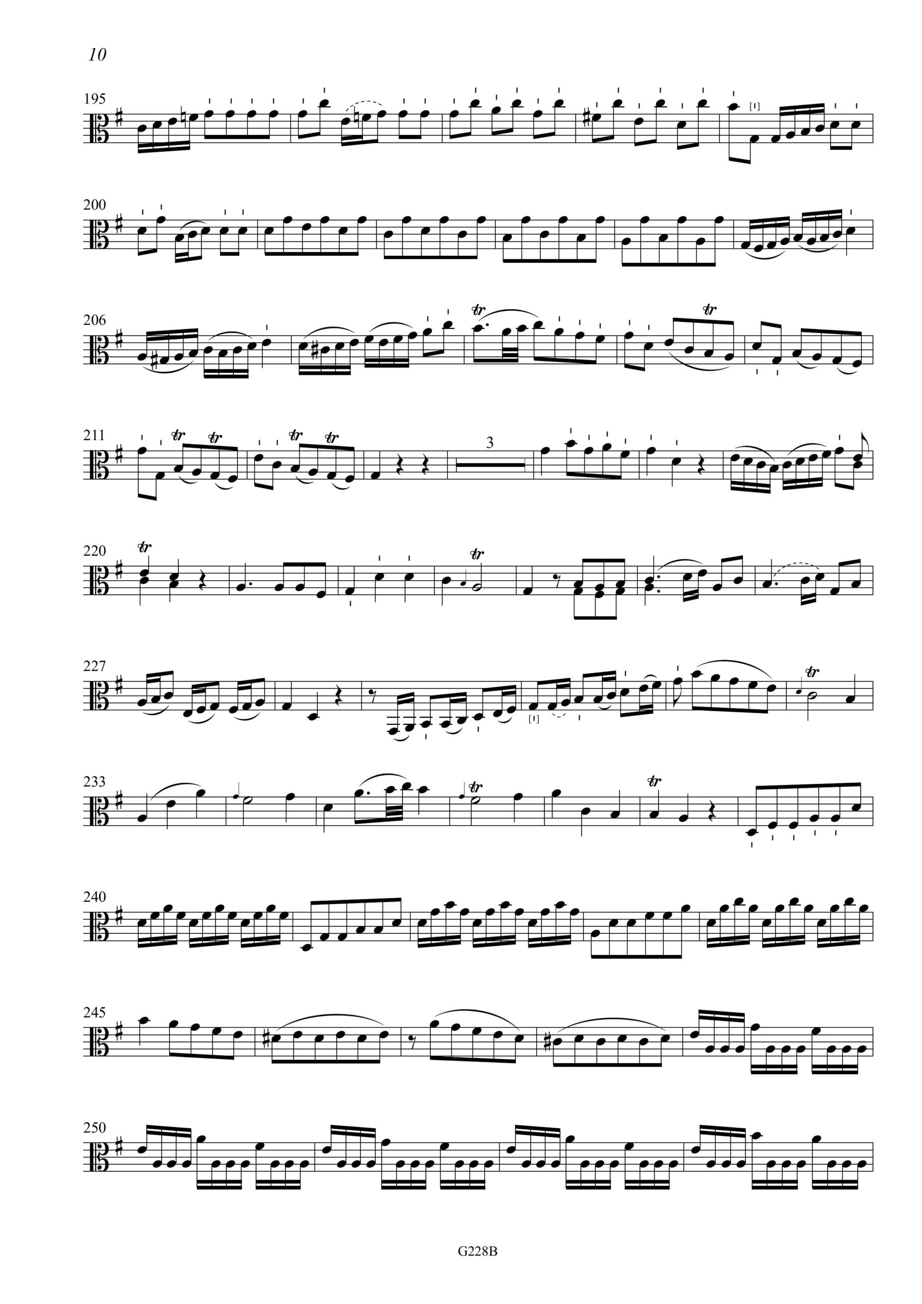 Johann Gottlieb Graun (1702/3-1771) Concerto en Trio, GraunWV Av:XIII:36 - für Viola da Gamba, Violine und Basso continuo – Bild 16