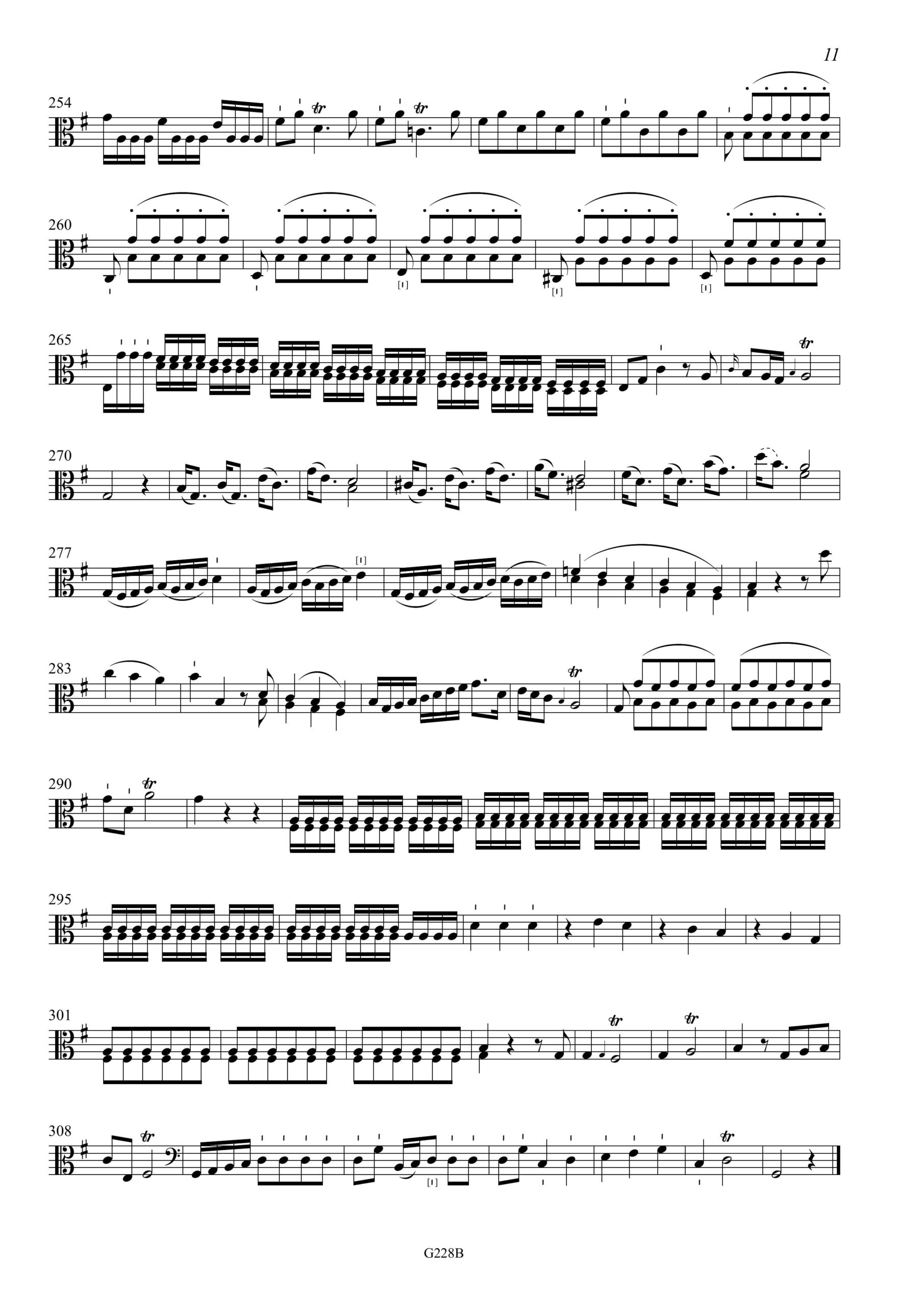 Johann Gottlieb Graun (1702/3-1771) Concerto en Trio, GraunWV Av:XIII:36 - für Viola da Gamba, Violine und Basso continuo – Bild 17