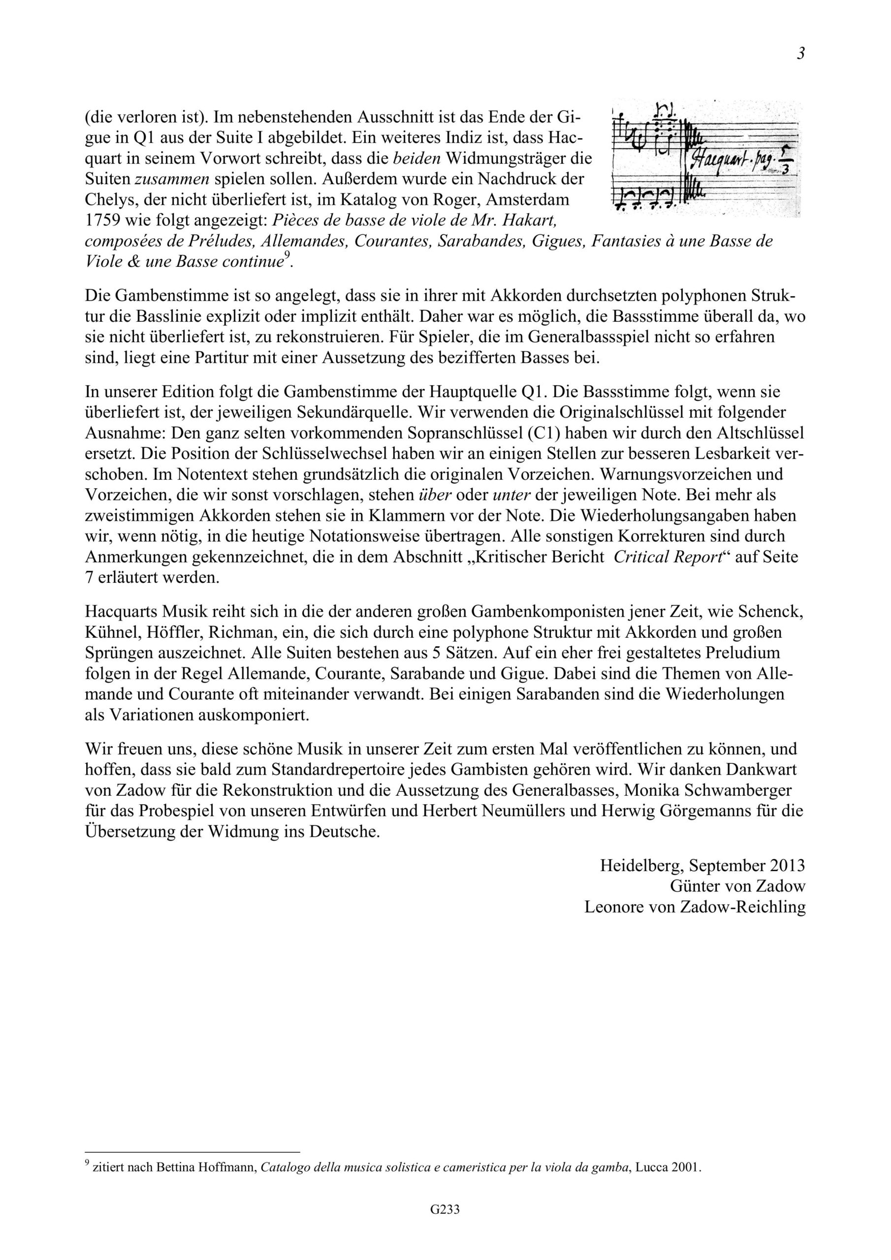 Carolus Hacquart (ca. 1640 - ca.1701) Chelys - 12 Suiten für Viola da Gamba und Basso continuo Op. III – Bild 3