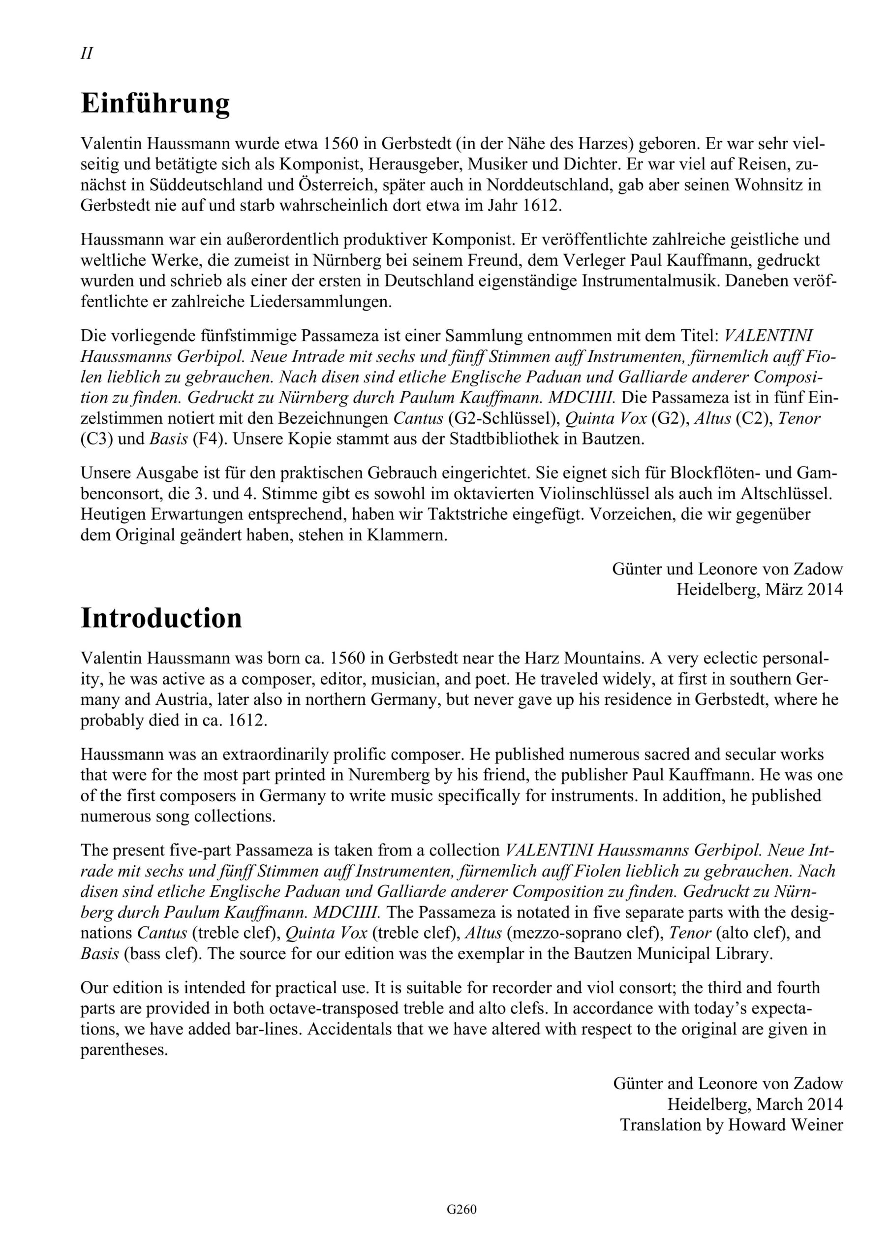 Valentin Haussmann (~1560-~1612) Passameza a 5 - Nürnberg 1604 - Image 2