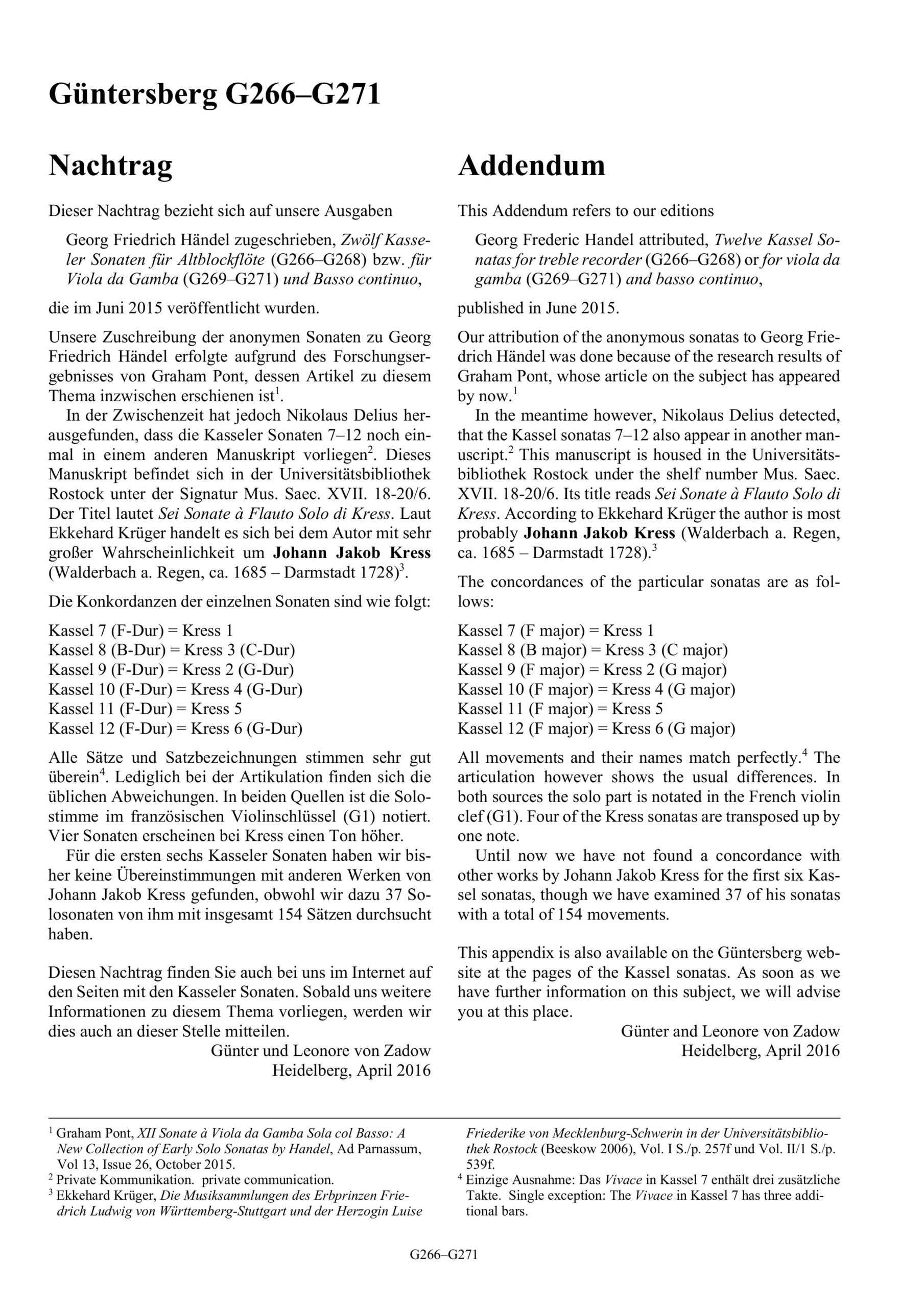 Georg Friedrich Händel, zugeschrieben (1685-1759) Zwölf Kasseler Sonaten für Altblockflöte und
Basso continuo - Manuskript 2° Ms. Mus. 35 der Universitätsbibliothek Kassel – Bild 6