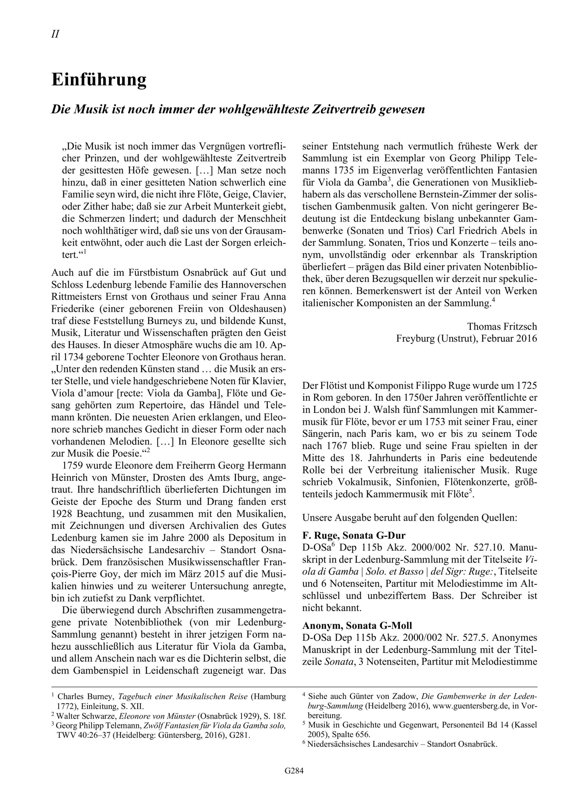 Filippo Ruge (ca. 1725 - nach 1769) und
Anonym (um 1750) Zwei Sonaten für Viola
da Gamba und Basso - Besprechungen / Reviews - Image 2