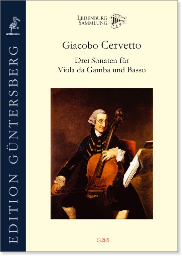 Giacobo Cervetto (1681/1682-1783) Drei Sonaten für Viola da Gamba und Basso - Besprechungen / Reviews
