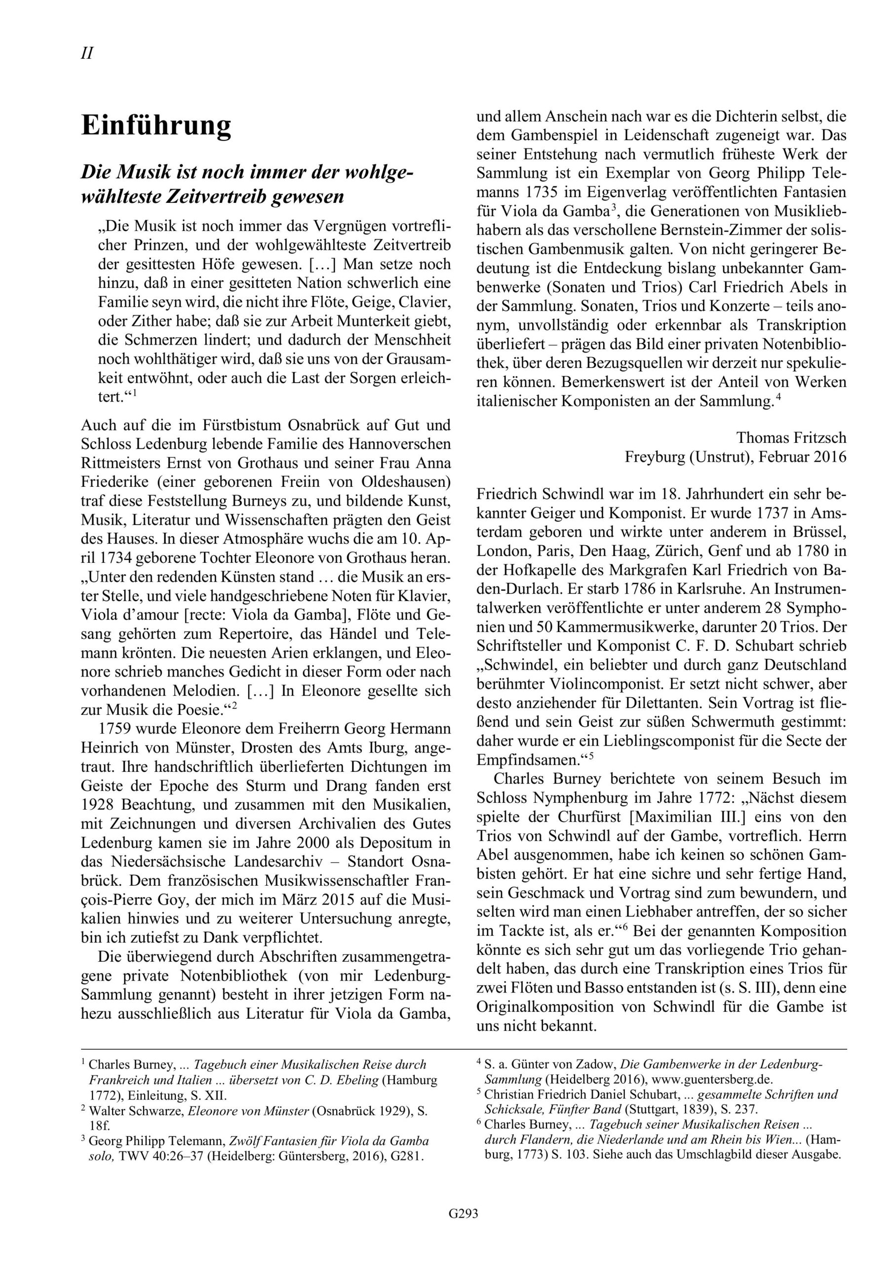 Friedrich Schwindl (1737-1786) Sonata A-Dur für Viola da Gamba, Violino und Basso - Besprechungen / Reviews – Bild 2