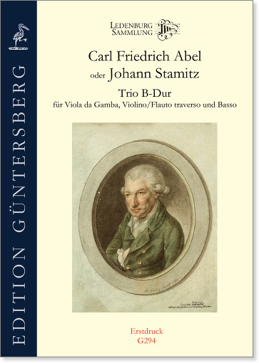 Carl Friedrich Abel (1723-1787) oder Johann Stamitz (1717-1757) Trio B-Dur für Viola da Gamba, Violino/Flauto traverso und Basso - Besprechungen / Reviews