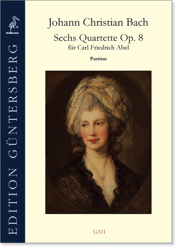 Johann Christian Bach (1735-1782) Sechs Quartette für Carl Friedrich Abel Op. 8 - für Oboe (Flöte, Violine), Violine, Viola da Gamba (Viola) und Basso