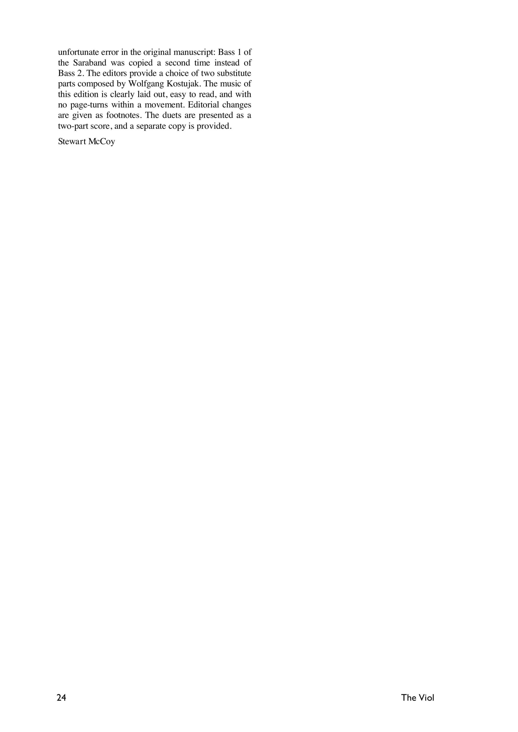 Benjamin Hely (?-1699) A Sett of Lessons - Ein- und zweistimmige Stücke für den Unterricht auf der Viola da Gamba – Bild 4