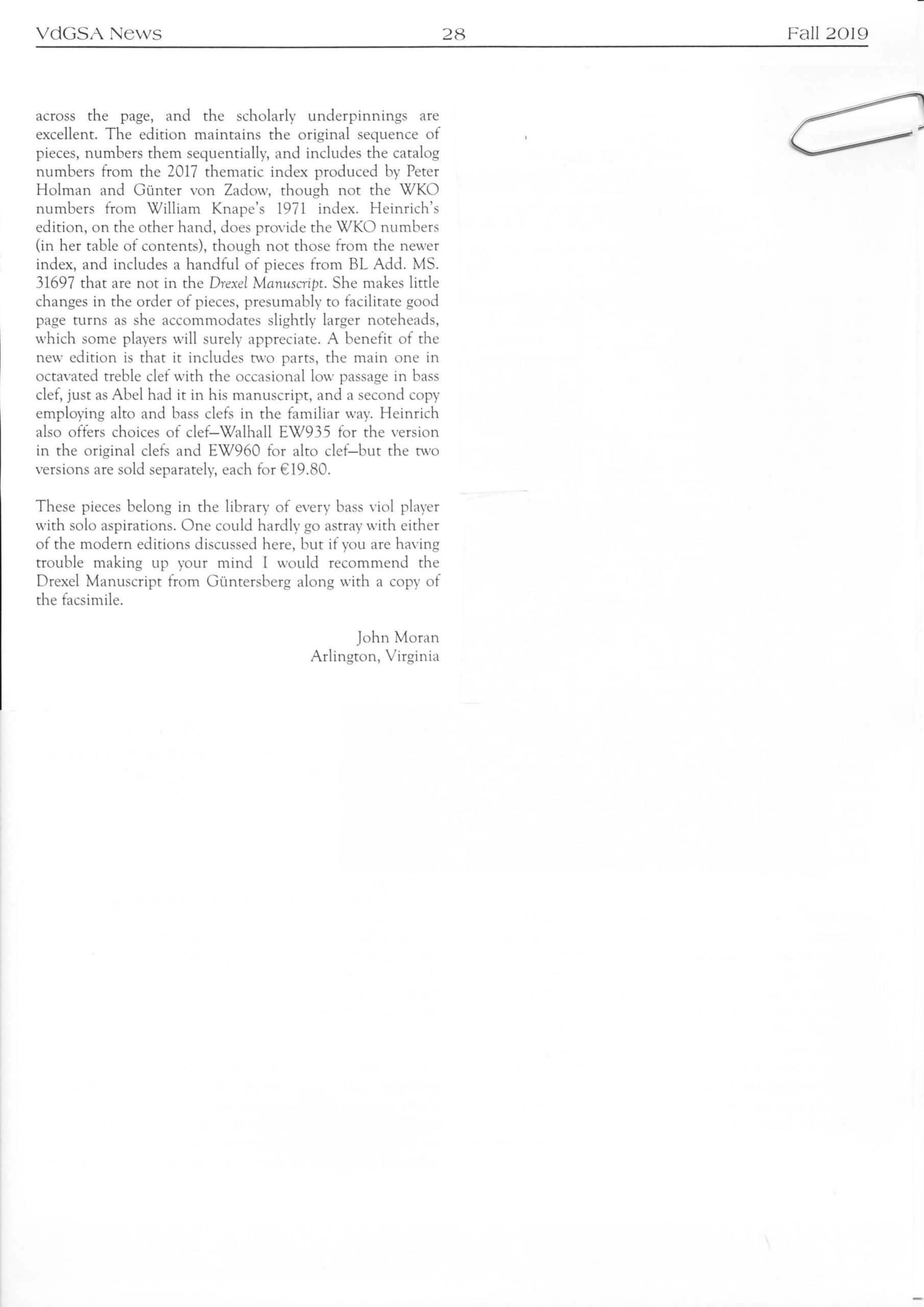 Carl Friedrich Abel (1723–1787) Das Drexel-Manuskript - 29 Stücke für Viola da Gamba solo AbelWV A5–33 – Bild 6