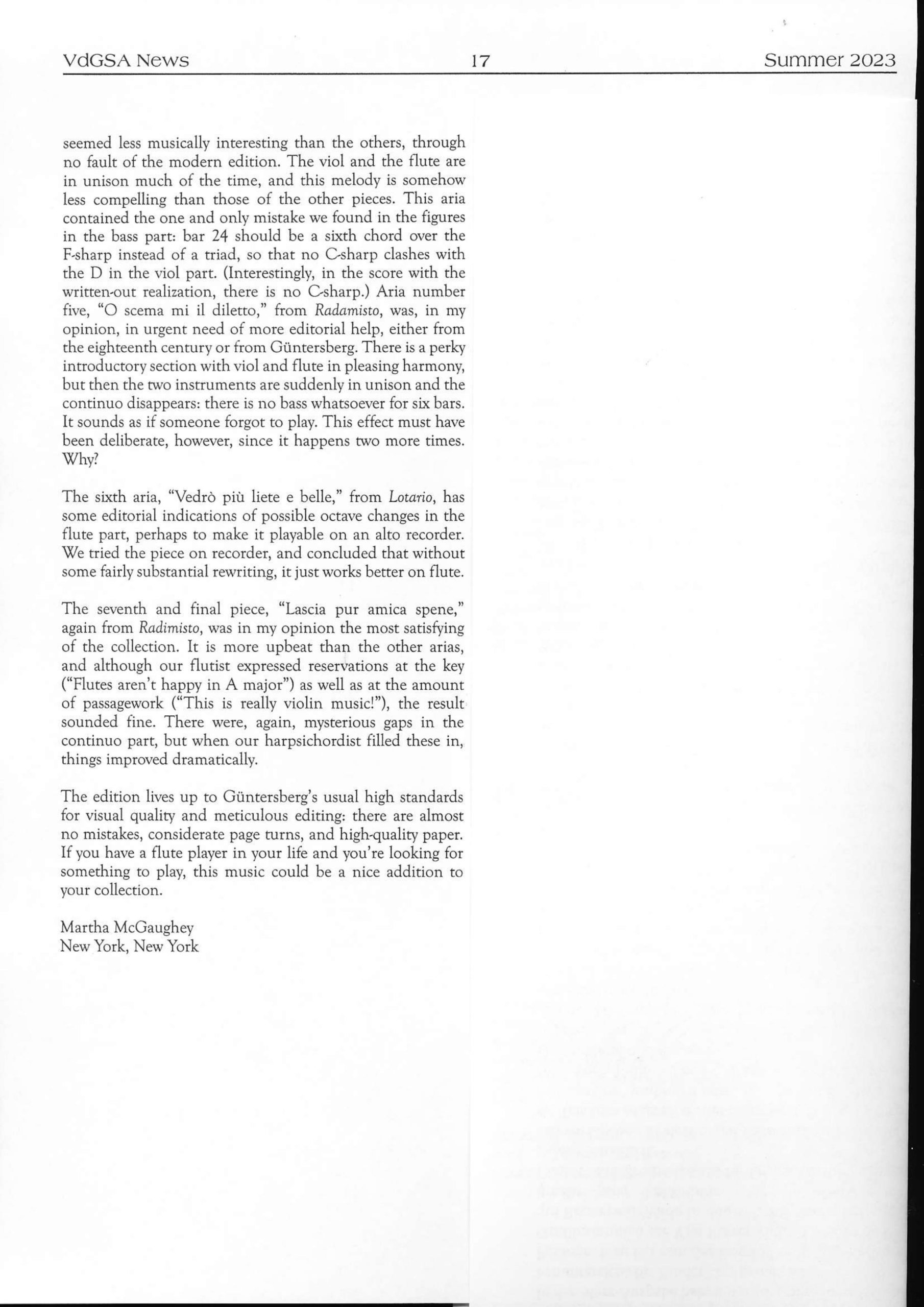 Georg Friedrich Händel (1685-1759) 7 Arias a 3 - für Flauto piccolo / Traversflöte, Viola da Gamba und Basso continuo – Bild 6