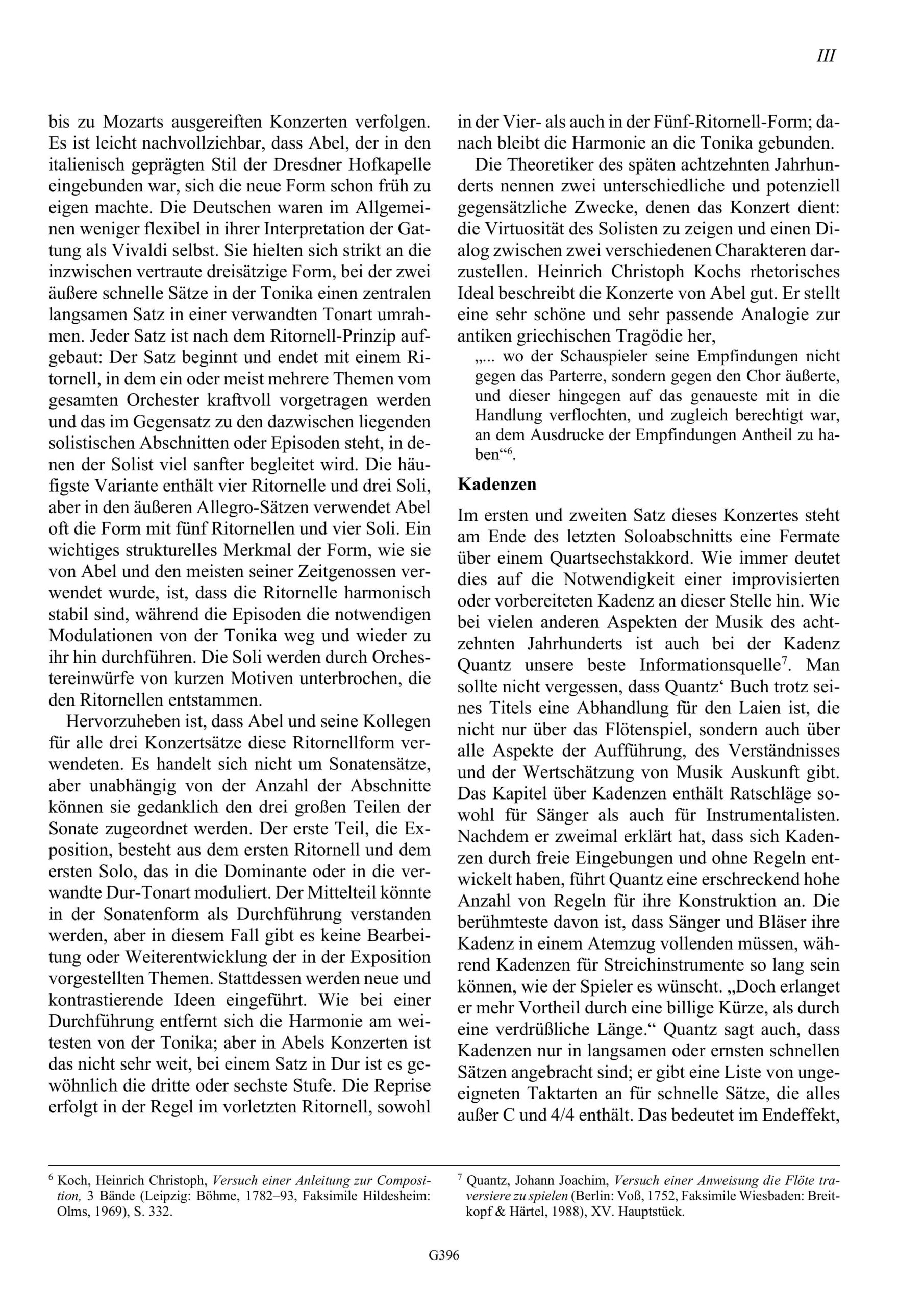 Carl Friedrich Abel (1723-1787) Concerto E-Dur Violino Principale - für Solo-Violine, zwei Violinen, Viola, zwei Hörner und Basso – Bild 3