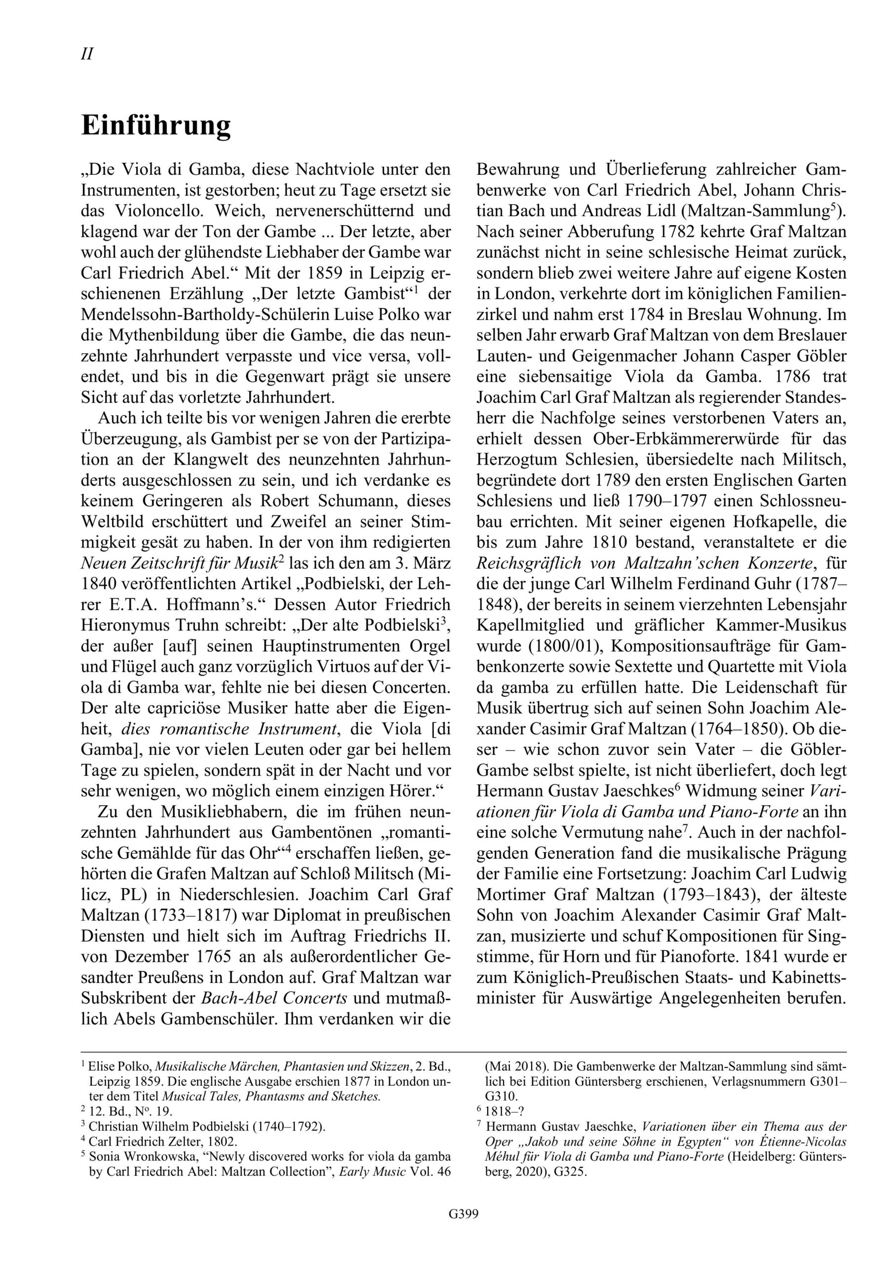 Franz Xaver Chwatal (1808-1879) Introduktion und Variationen für Viola da Gamba und Pianoforte über das Lied "Was soll ich in der Fremde thun" von Peter Lindpaintner - Op. 29, 1828-1829 – Bild 2
