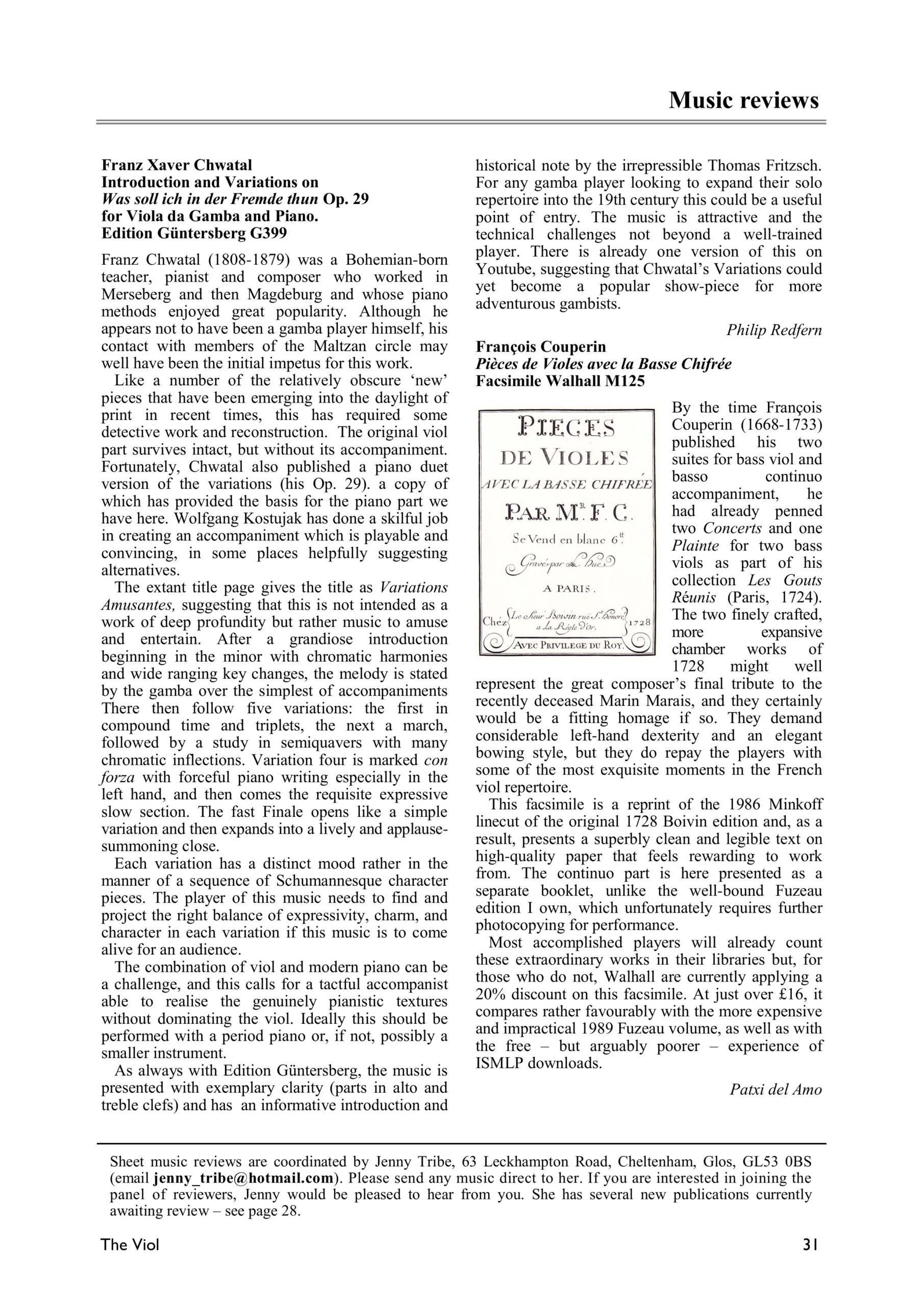 Franz Xaver Chwatal (1808-1879) Introduktion und Variationen für Viola da Gamba und Pianoforte über das Lied "Was soll ich in der Fremde thun" von Peter Lindpaintner - Op. 29, 1828-1829 – Bild 6