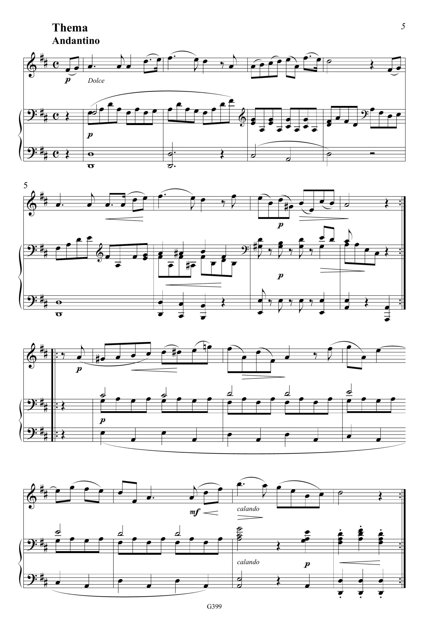 Franz Xaver Chwatal (1808-1879) Introduktion und Variationen für Viola da Gamba und Pianoforte über das Lied "Was soll ich in der Fremde thun" von Peter Lindpaintner - Op. 29, 1828-1829 – Bild 7