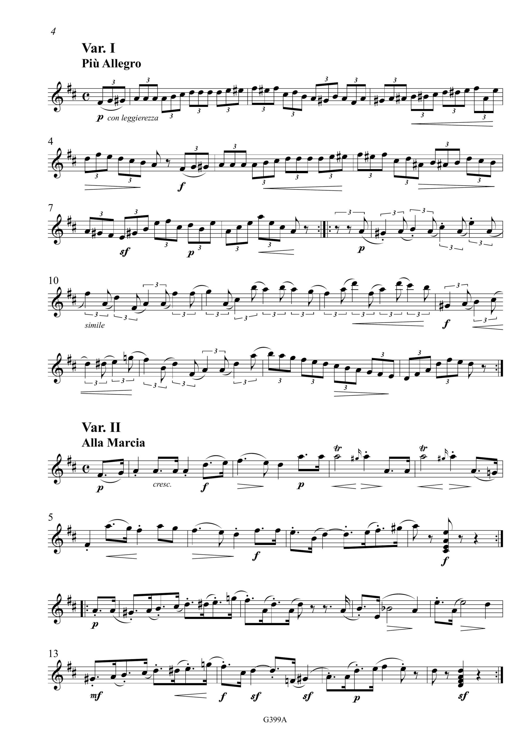 Franz Xaver Chwatal (1808-1879) Introduktion und Variationen für Viola da Gamba und Pianoforte über das Lied "Was soll ich in der Fremde thun" von Peter Lindpaintner - Op. 29, 1828-1829 – Bild 8