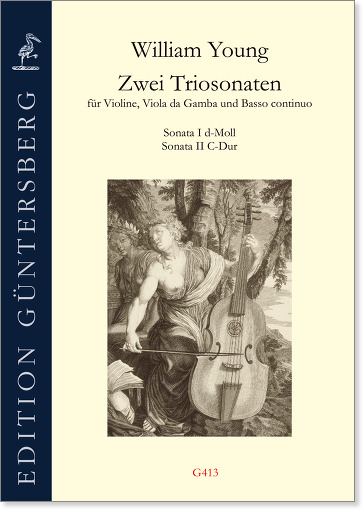 William Young (?–1662) Zwei Triosonaten für Violine, Viola da Gamba und Basso continuo - Sonata I d-Moll und Sonata II C-Dur