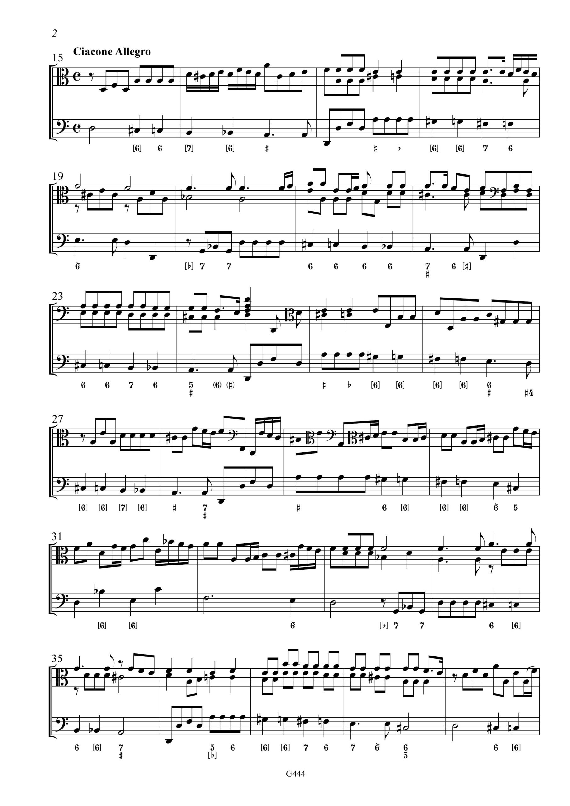 Johan Schenck (1660–1717?) Tyd en Konst-Oeffeningen - 15 Sonaten für Viola da Gamba und Basso continuo – Bild 5