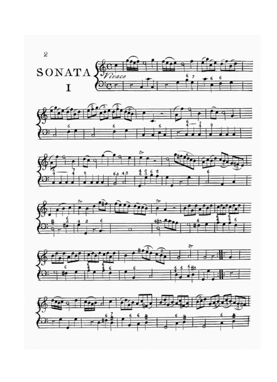 Carl Friedrich Abel (1732-1787) Six
        Easy Sonattas - für Viola da Gamba und Basso continuo oder andere Instrumente