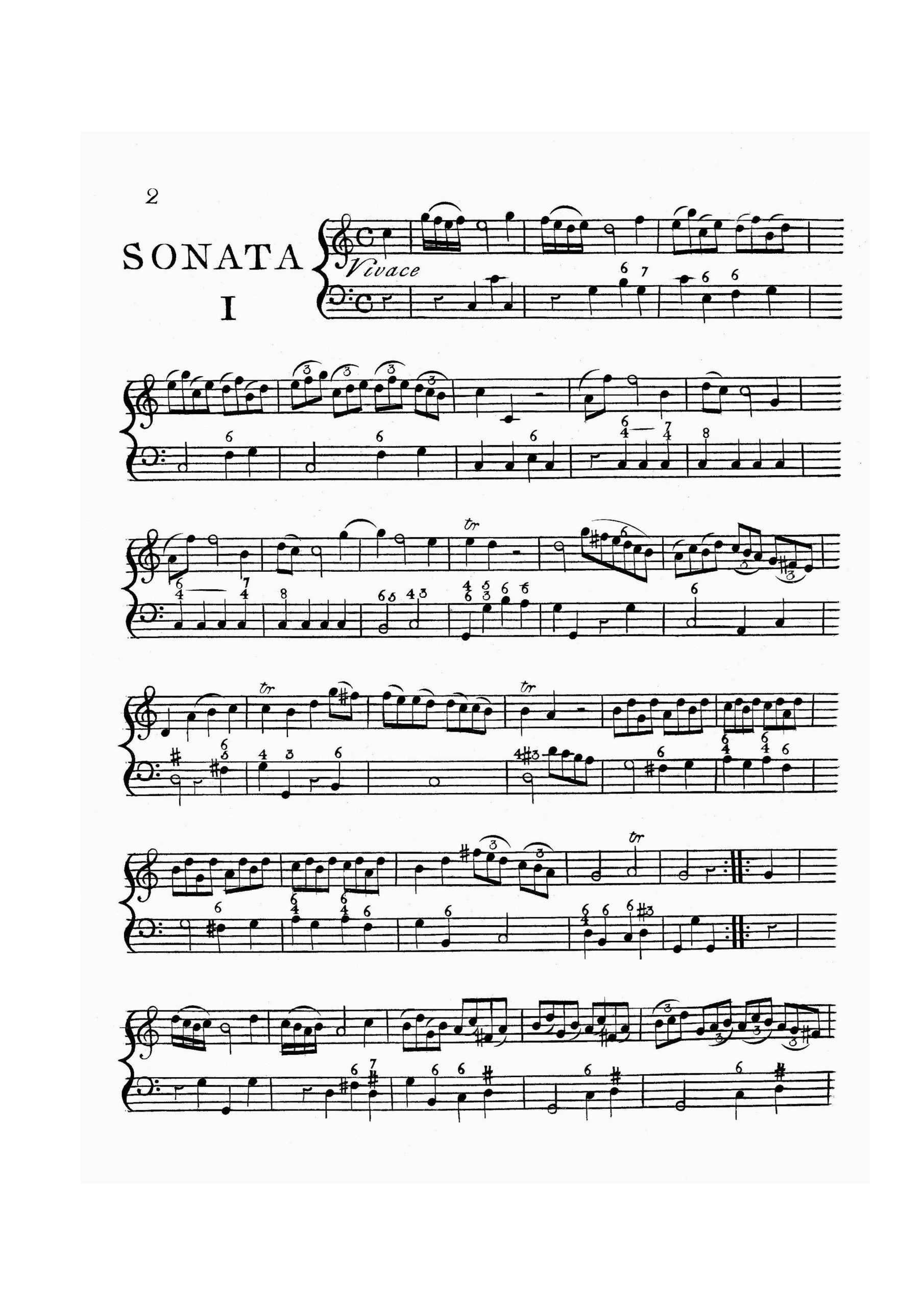 Carl Friedrich Abel (1732-1787) Six
Easy Sonattas - für Viola da Gamba und Basso continuo oder andere Instrumente