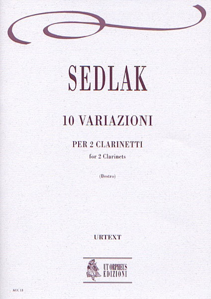 Sedlak, Wenzel: 10 Variazioni per 2 Clarinetti
