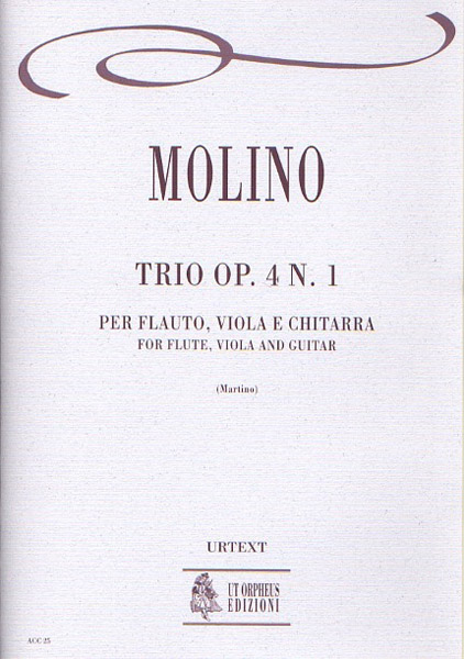 Molino, Francesco: Trio Op. 4 N. 1 per Flauto, Viola e Chitarra