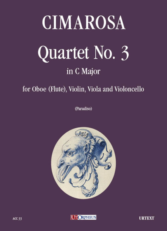 Cimarosa, Domenico: Quartetto N. 3 in Do maggiore per Oboe (Flauto), Violino, Viola e Violoncello