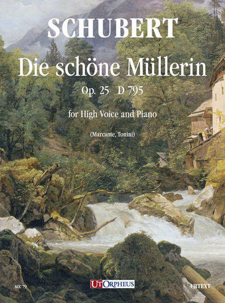 Schubert, Franz: Die schöne Müllerin op. 25 D 795 per Voce acuta e Pianoforte