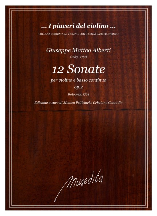 G.M. Alberti - 12 Sonate op.2 (Bologna, 1721) per violino e b.c.