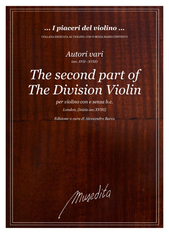 AA VV - The Division Violin (London, 1684)