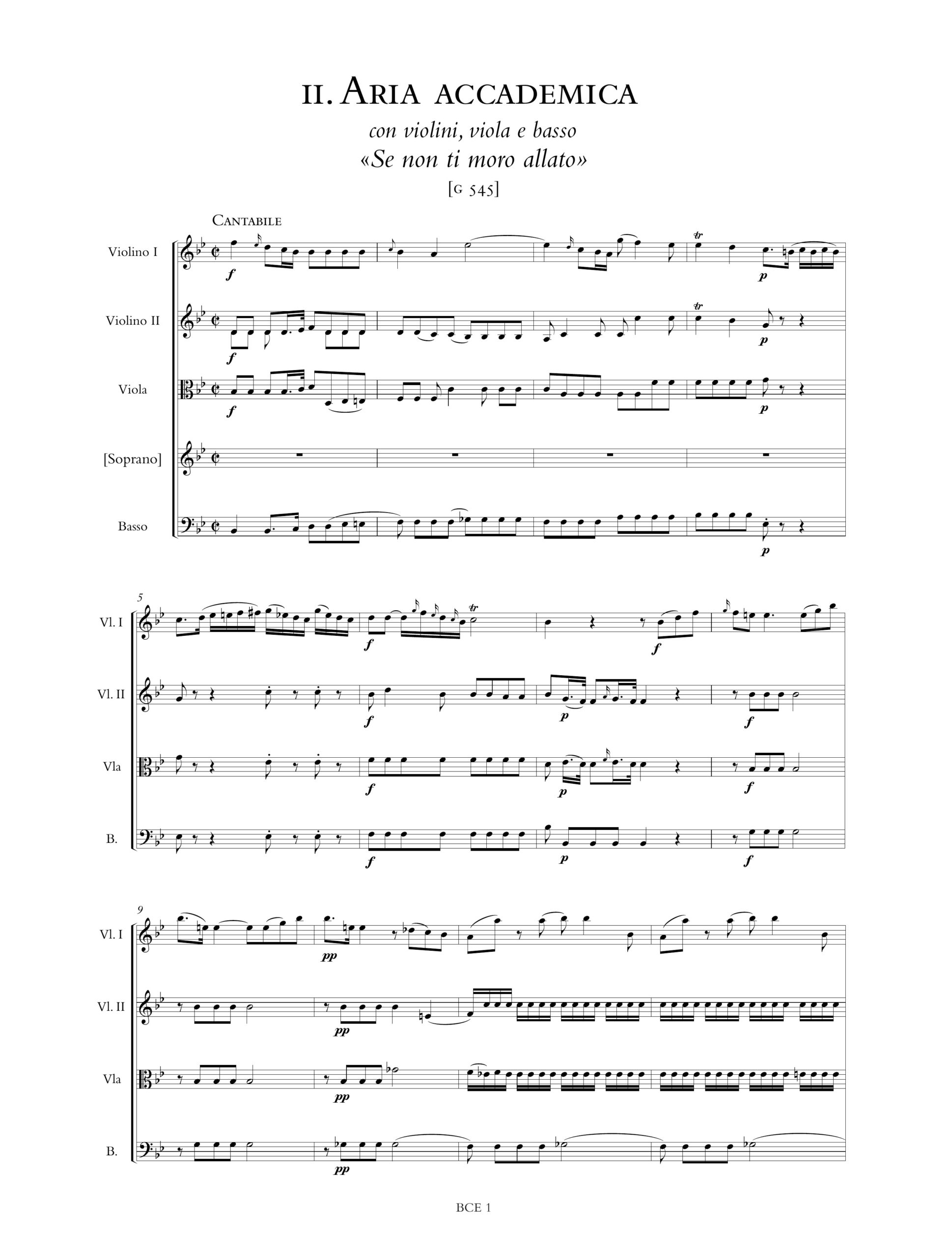 Boccherini, Luigi: Arie da concerto G 544-559 - Image 3