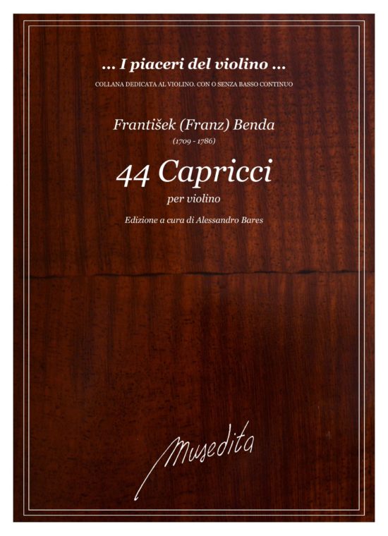 F. Benda - 44 Capricci (Leipzig, s.a.) per violino solo