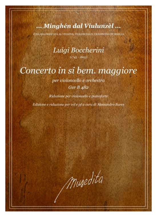 Luigi Boccherini - Concerto in si bem. maggiore GerB 482 (rid. vcl/pf)