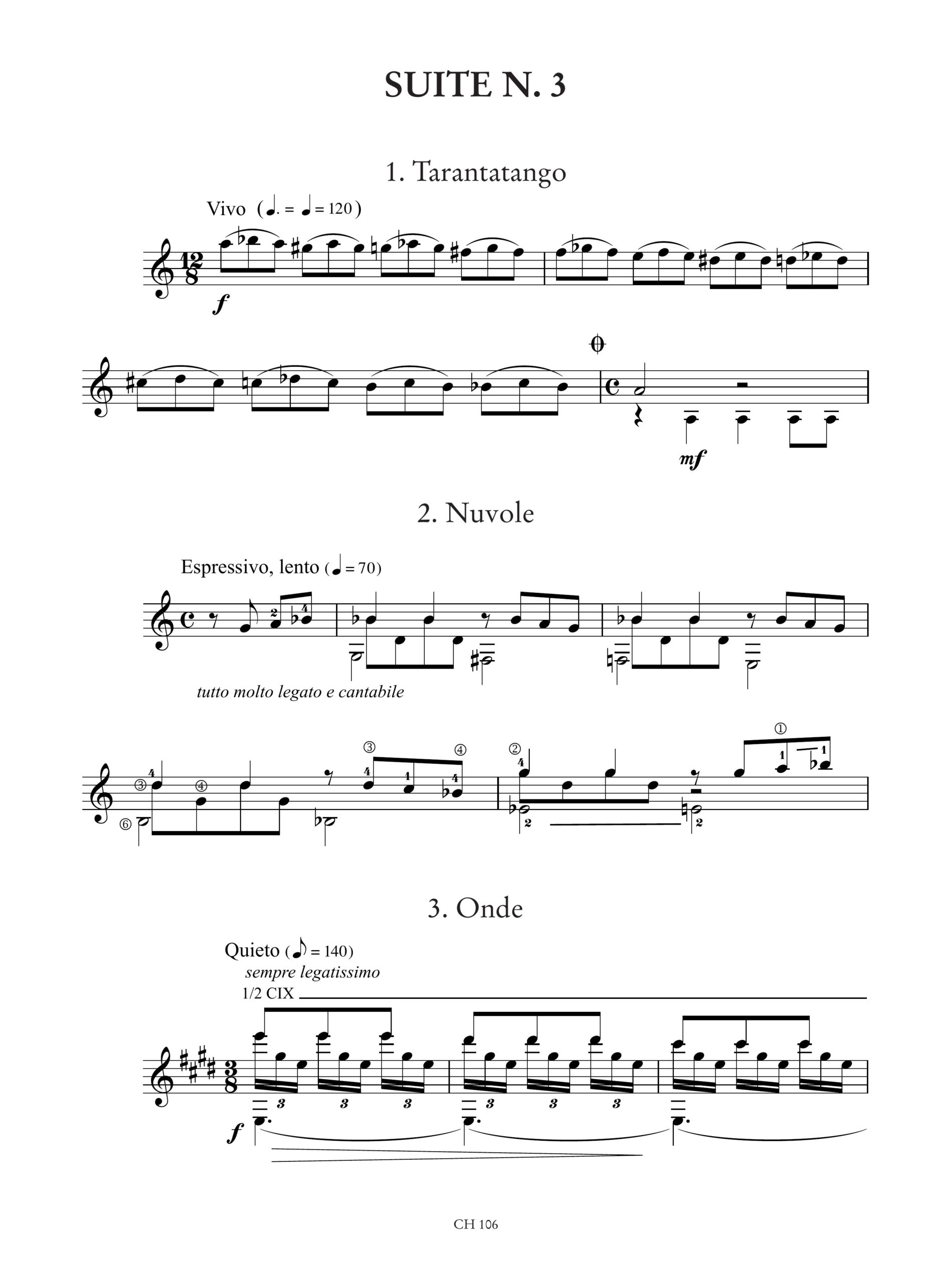 de Nonno, Carlo: 3 piccole Suites per Chitarra (2008) - Image 4