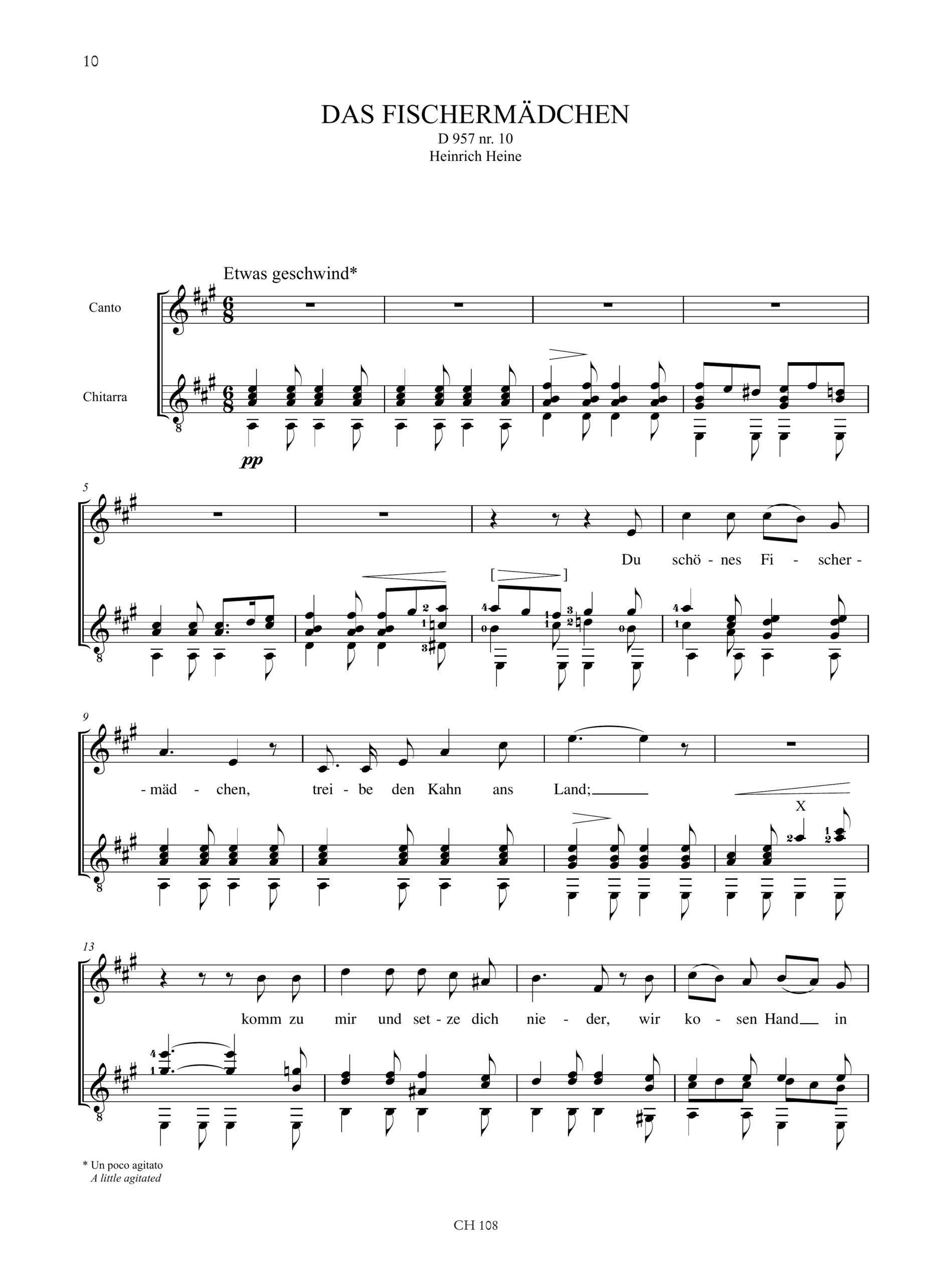 Schubert, Franz: 6 Lieder per Canto e Chitarra - Image 4