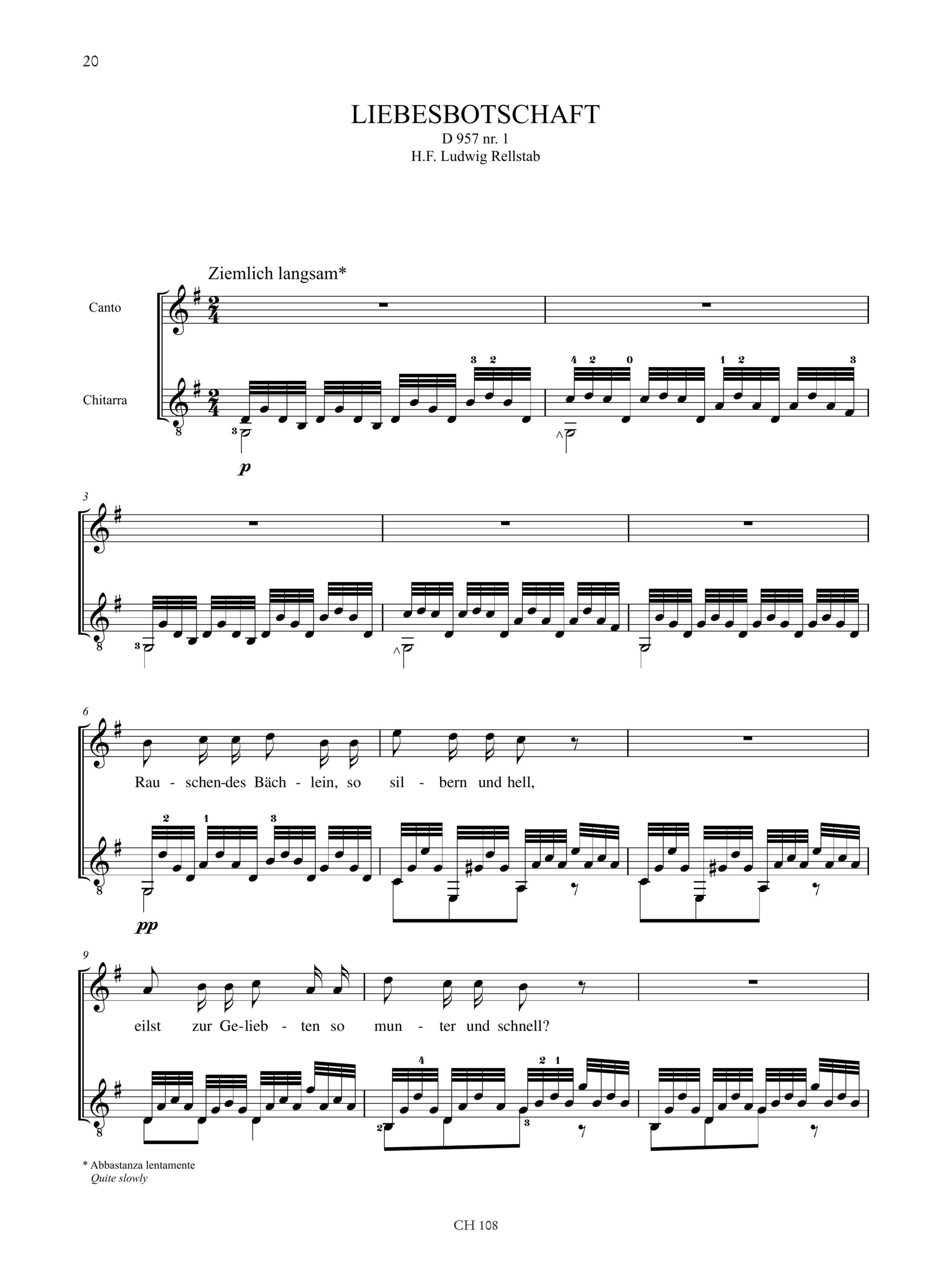 Schubert, Franz: 6 Lieder per Canto e Chitarra - Image 6