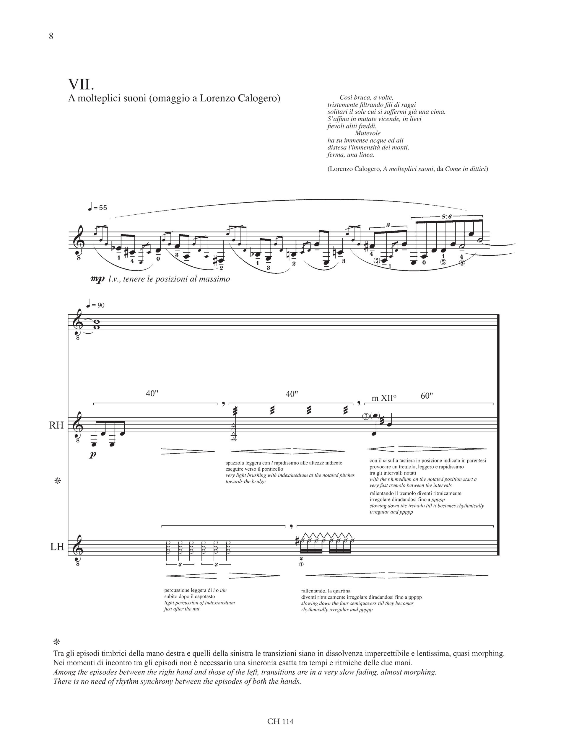 Selvafiorita, Fabio: Fleurs d’X. Quaderno I per Chitarra (2007) - Image 2