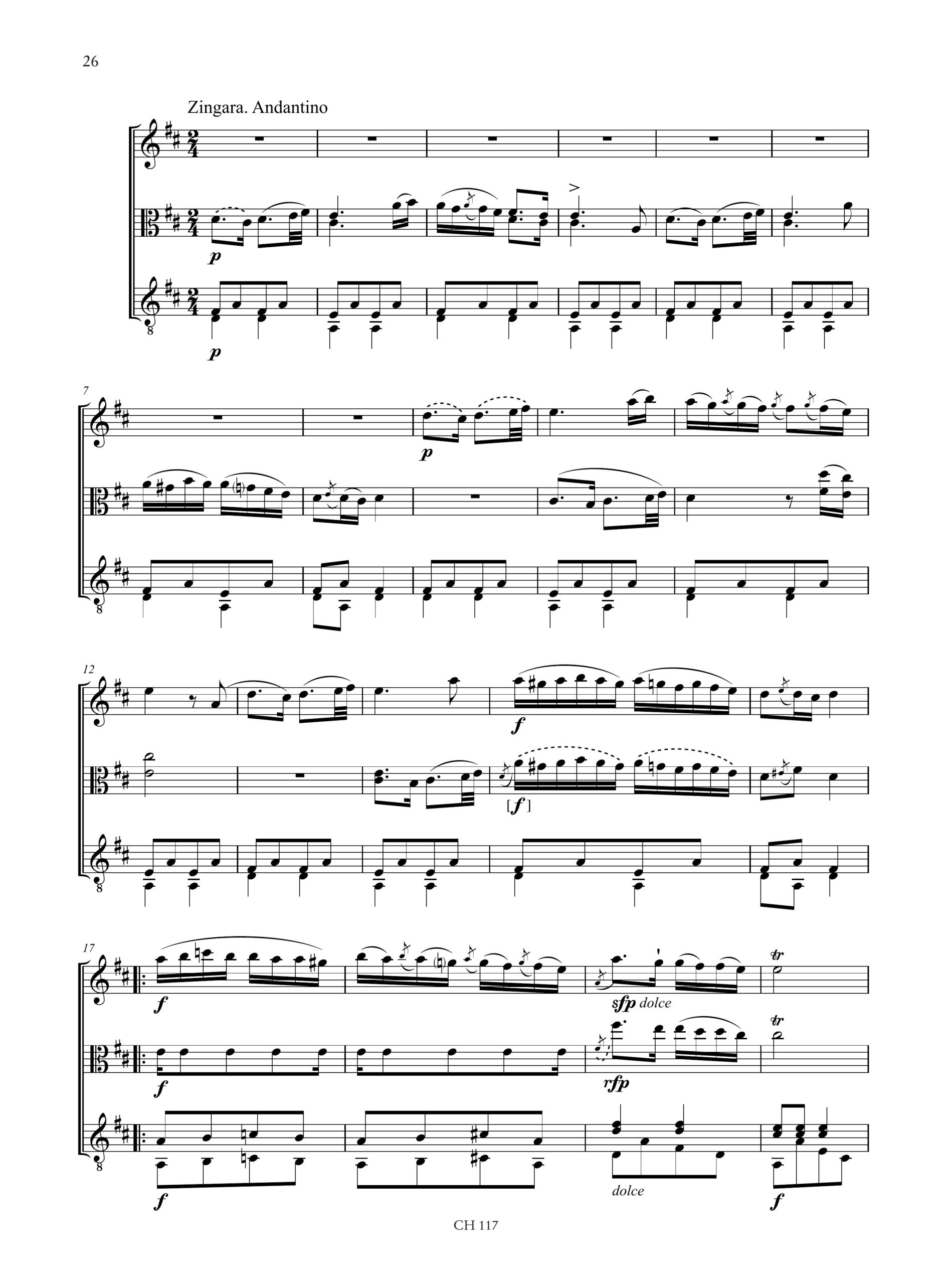 Matiegka, Wenzeslaus Thomas: Notturno Op. 21 per Flauto, Viola e Chitarra - Image 5