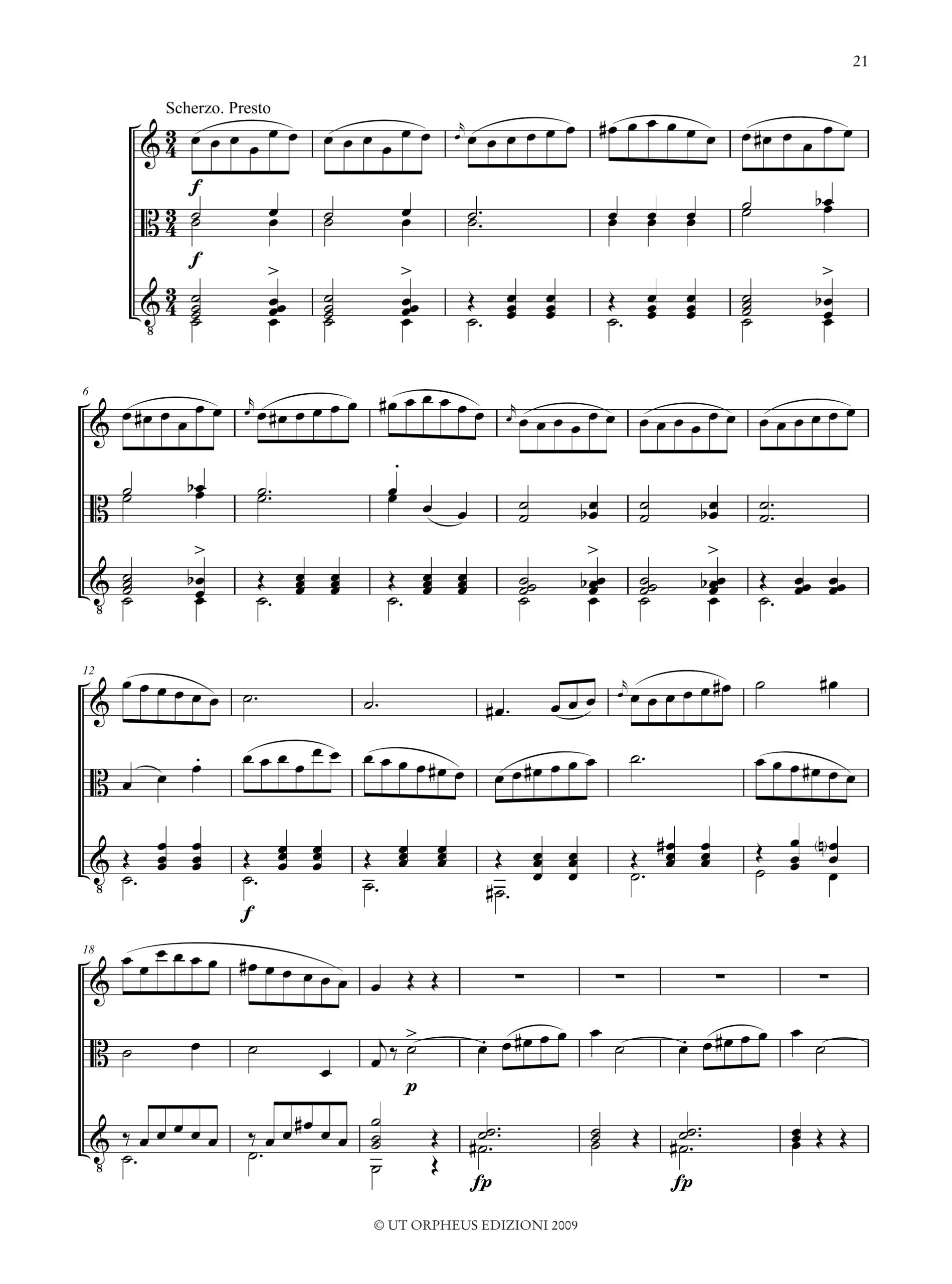 Matiegka, Wenzeslaus Thomas: Sérénade Op. 26 per Flauto, Viola e Chitarra - Image 3